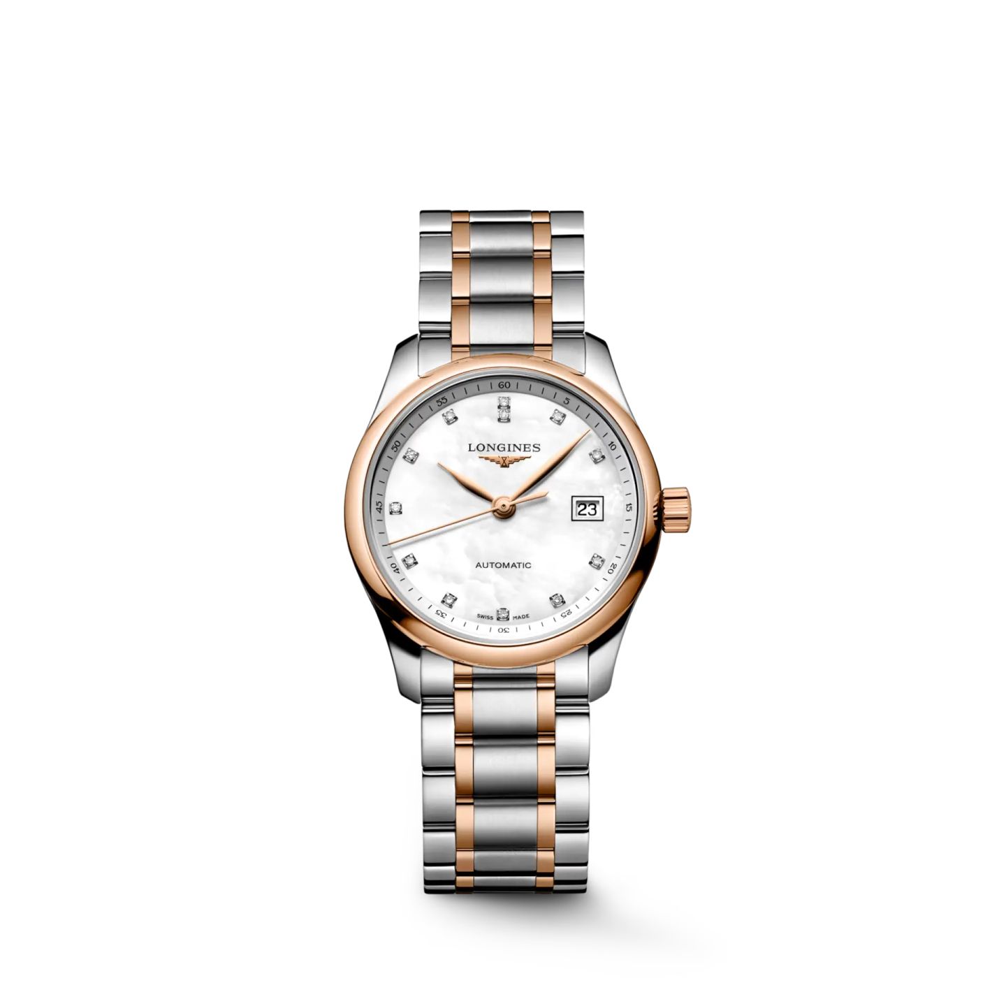Longines Master Collection L2.257.5.89.7 (2025) - Pearl dial 29 mm Gold/Steel case (1/1)