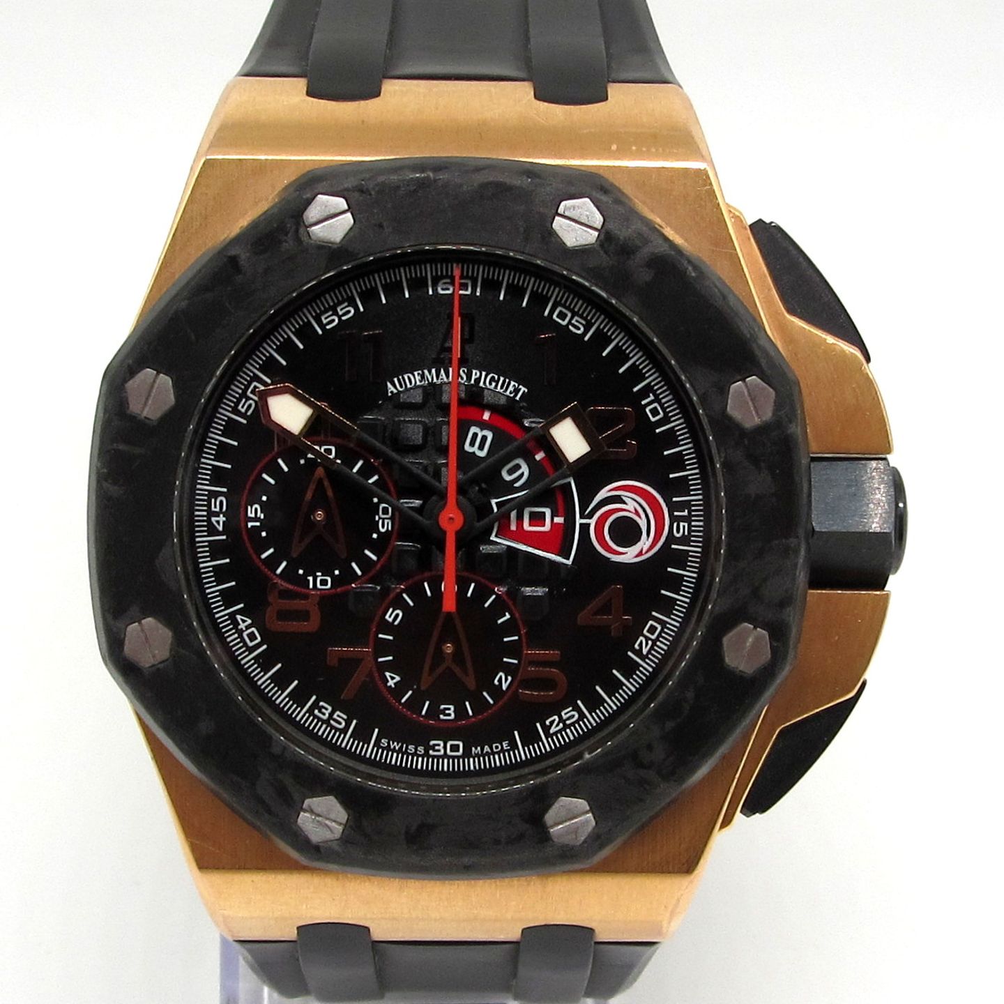Audemars Piguet Royal Oak Offshore Chronograph 26062OR.OO.A002CA.01 (2007) - Black dial 44 mm Rose Gold case (1/6)