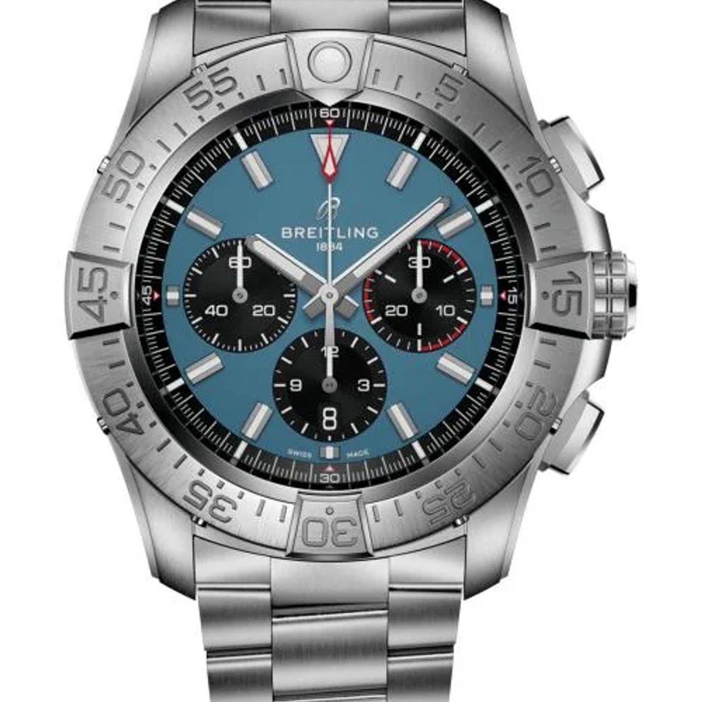Breitling Super Avenger EB0148101C1E1 (2026) - Blue dial 46 mm Titanium case (1/1)