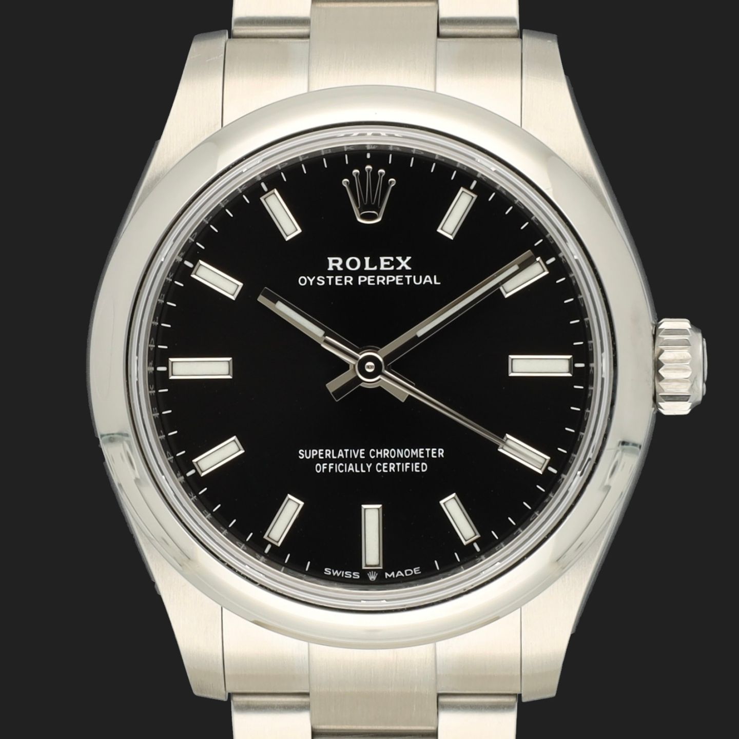 Rolex Oyster Perpetual 31 277200 (2021) - Black dial 31 mm Steel case (3/7)