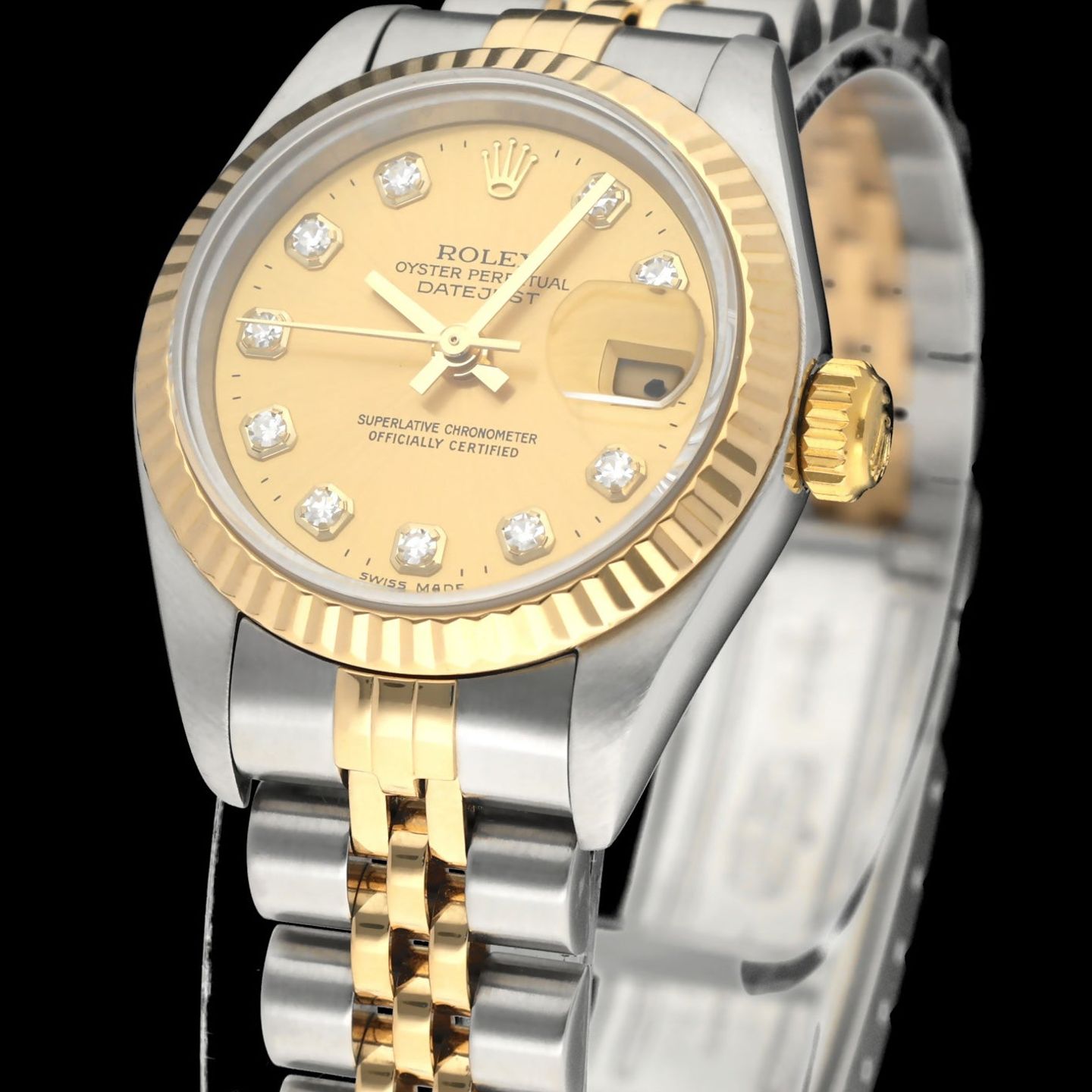 Rolex Lady-Datejust 79173G (2002) - 26 mm Gold/Steel case (6/7)