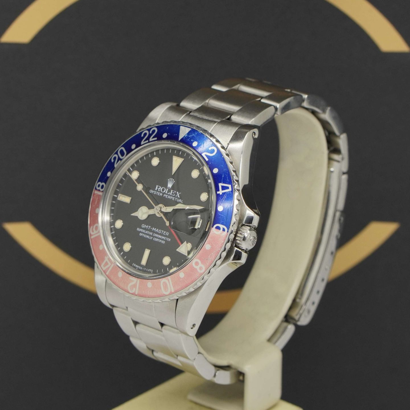 Rolex GMT-Master 16750 (1983) - Zwart wijzerplaat 40mm Staal (2/7)