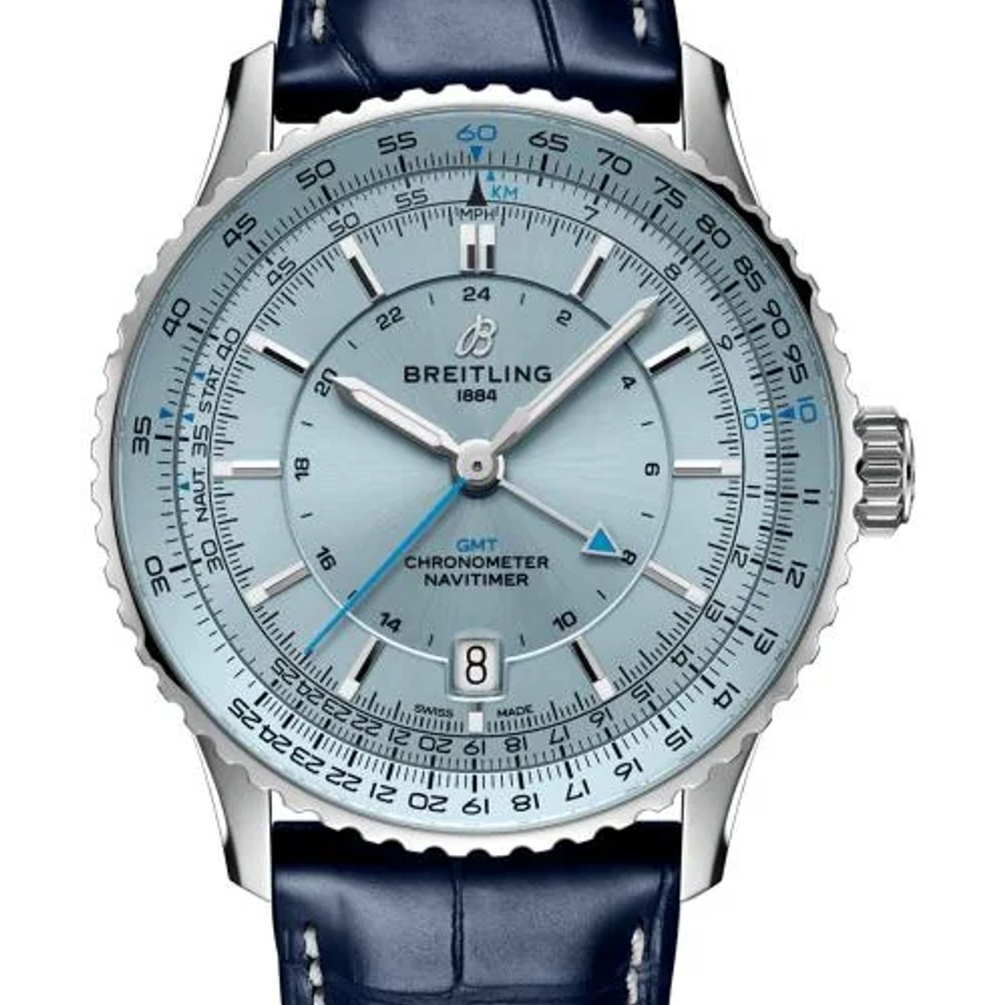 Breitling Navitimer GMT A32310171C1P1 (2026) - Blue dial 41 mm Steel case (1/1)