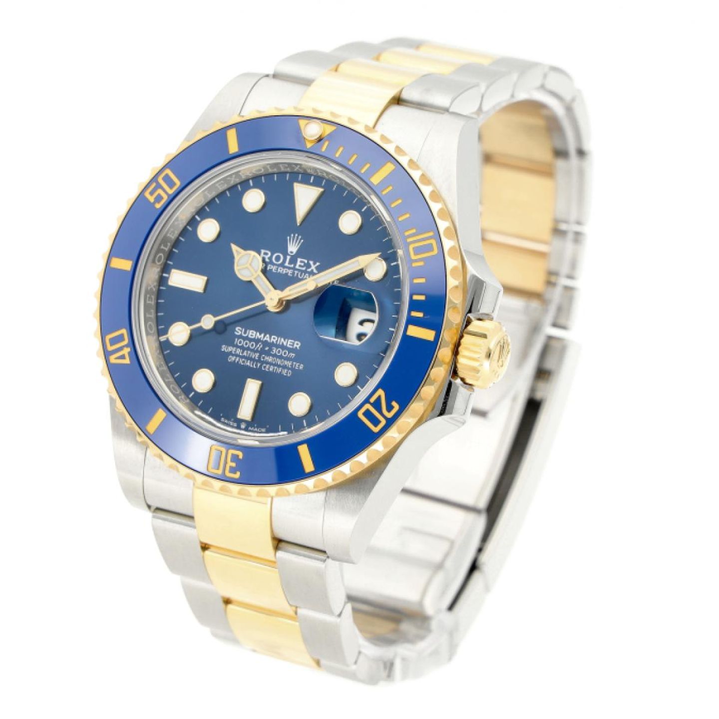 Rolex Submariner Date 126613LB (2023) - Blauw wijzerplaat 41mm Goud/Staal (2/5)