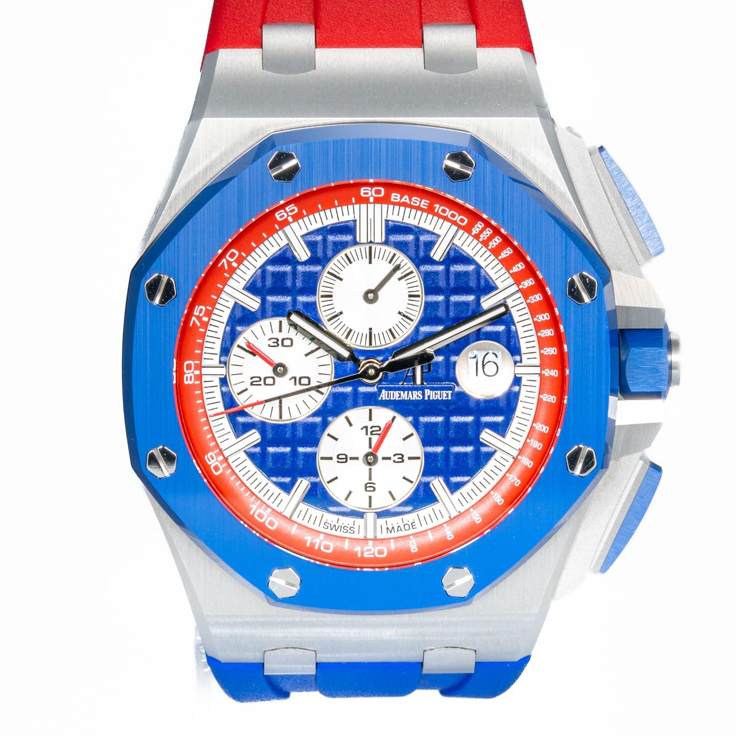 Audemars Piguet Royal Oak Offshore Chronograph 26400SO.OO.A502CA.01 (2022) - Blue dial 44 mm Steel case (1/4)