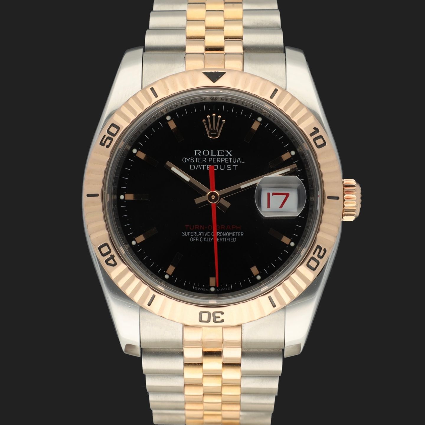 Rolex Datejust Turn-O-Graph 116261 (2006) - 36mm Goud/Staal (3/8)