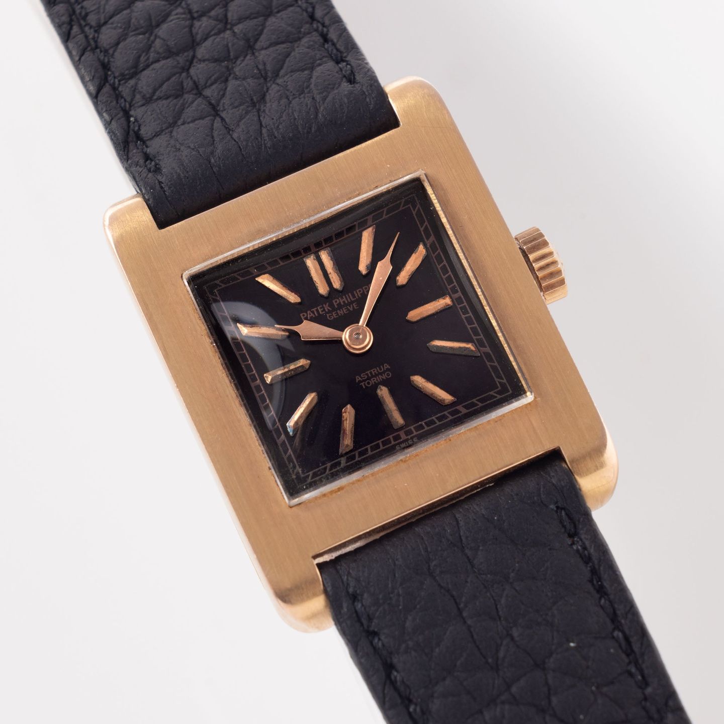 Patek Philippe Golden Ellipse 5738/1R-001 (Unknown (random serial)) - Black dial 35 mm Rose Gold case (5/8)
