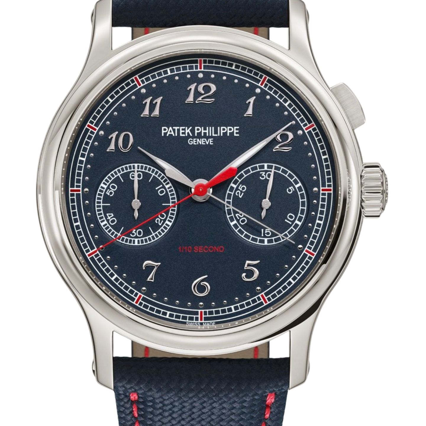 Patek Philippe Chronograph 5470P-001 (2025) - Blauw wijzerplaat 41mm Platina (1/1)