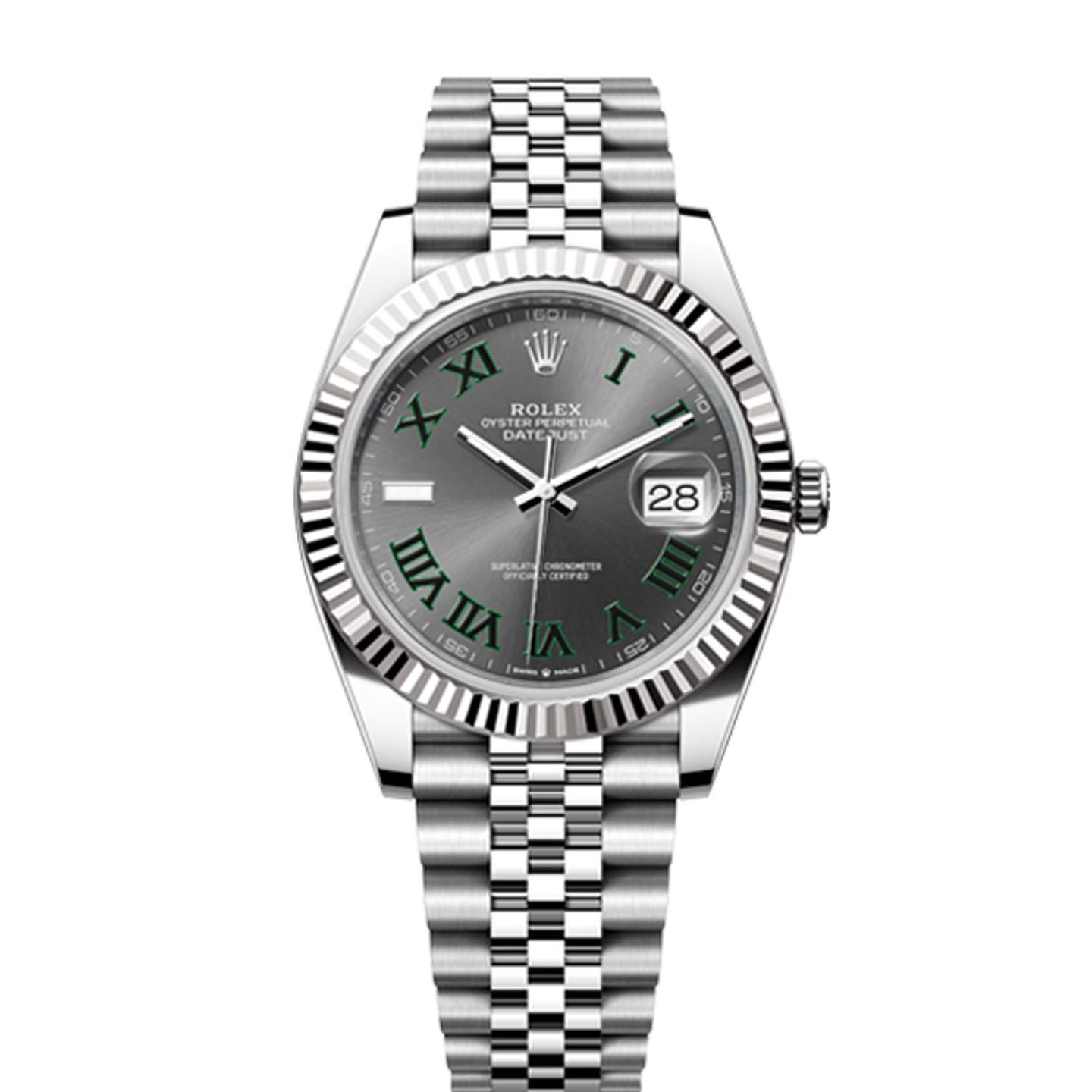 Rolex Datejust 41 126334 (2025) - Grey dial 41 mm Steel case (1/8)