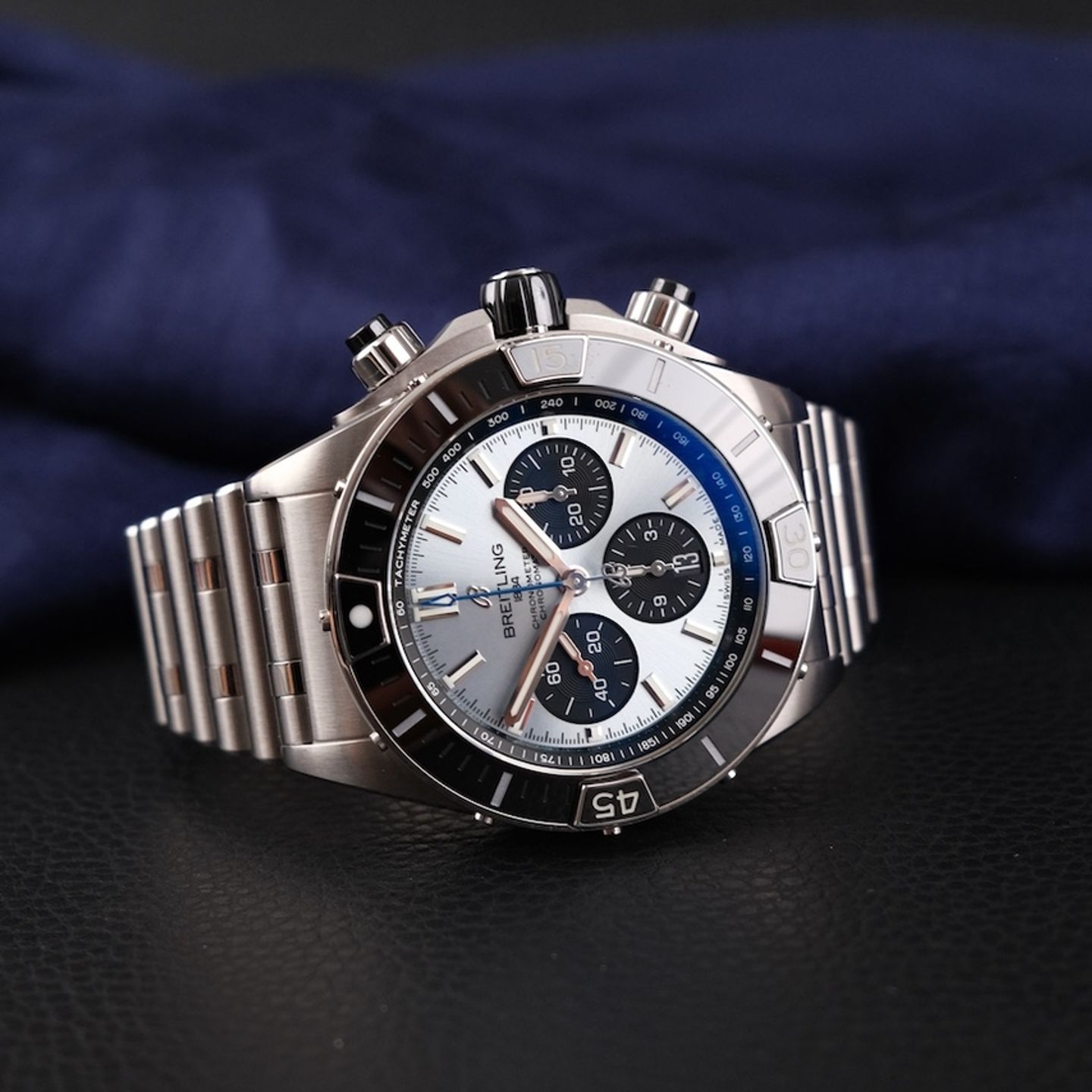 Breitling Chronomat PB0136251C1S1 (2022) - Blue dial 44 mm Steel case (2/8)