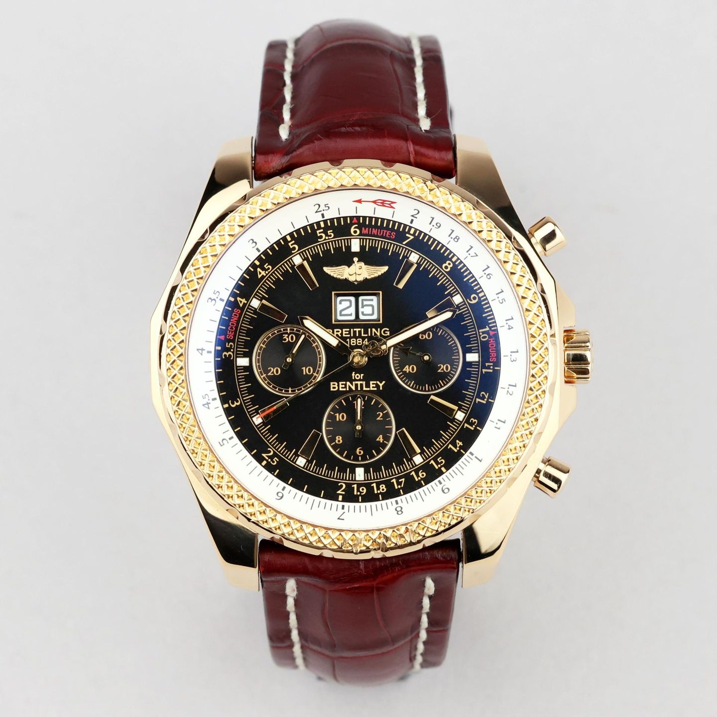 Breitling Bentley 6.75 K44362 (2008) - 48 mm Yellow Gold case (1/8)