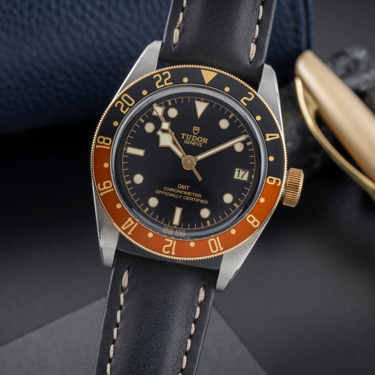 Tudor Black Bay GMT 79833MN (Unknown (random serial)) - Black dial 41 mm Steel case (3/8)