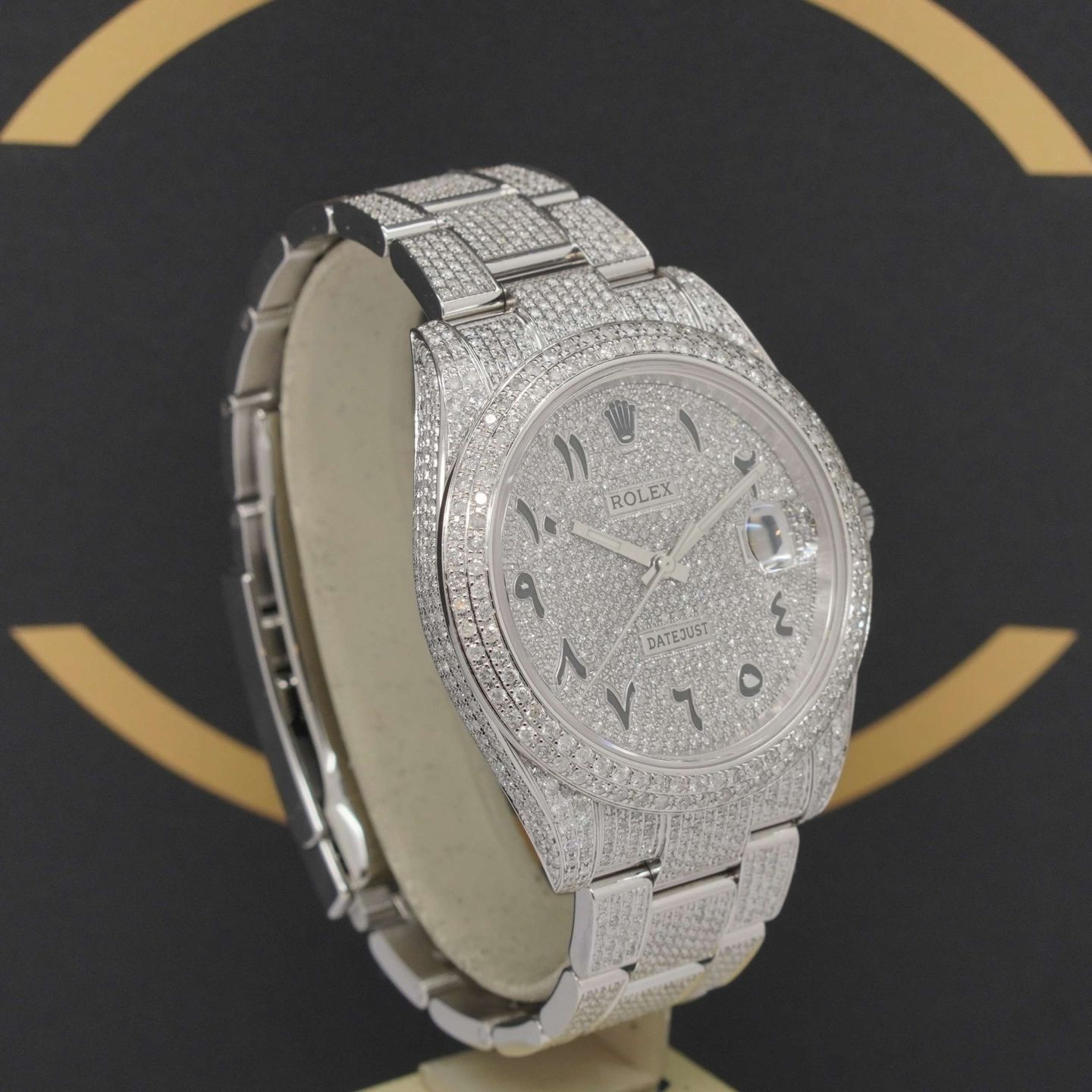 Rolex Datejust 41 126300 (2023) - Diamant wijzerplaat 41mm Staal (3/7)