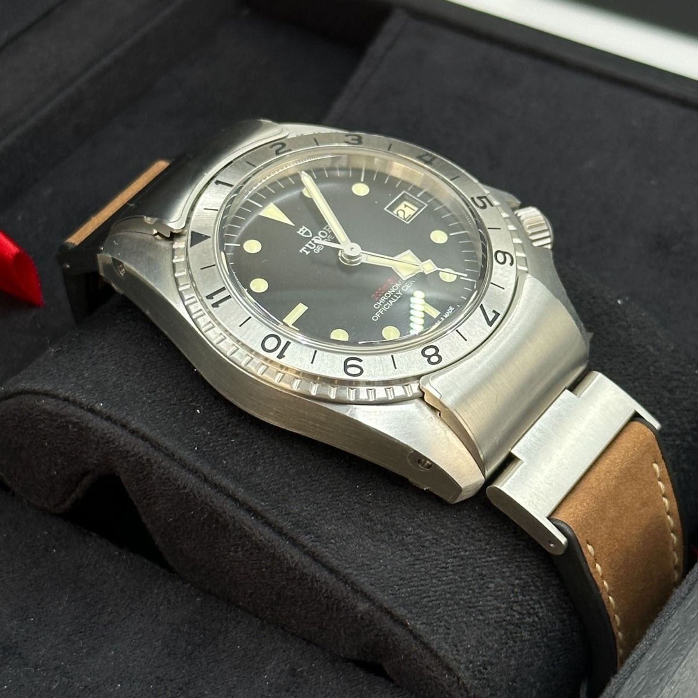 Tudor Black Bay 70150-0001 (2022) - Zwart wijzerplaat 42mm Staal (7/8)