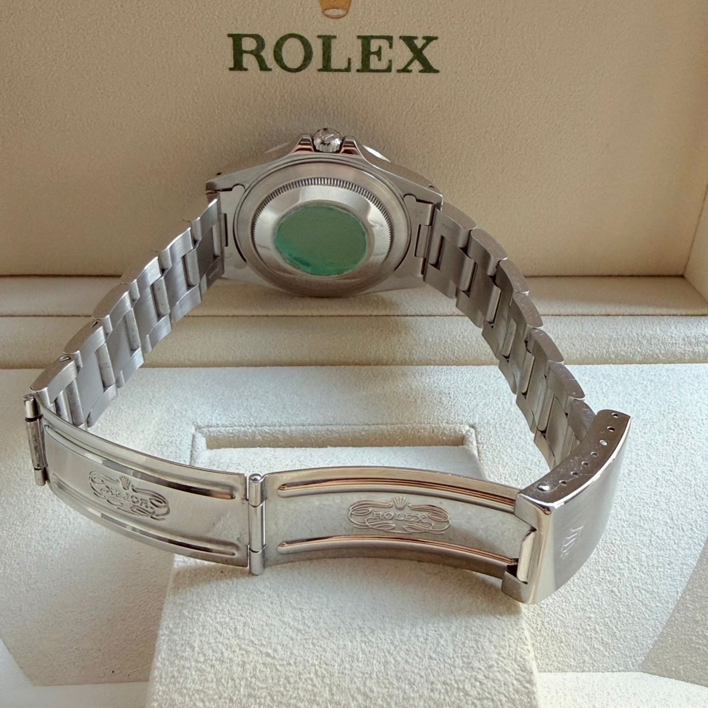 Rolex Explorer II 16570 (1993) - Zwart wijzerplaat 40mm Staal (7/7)