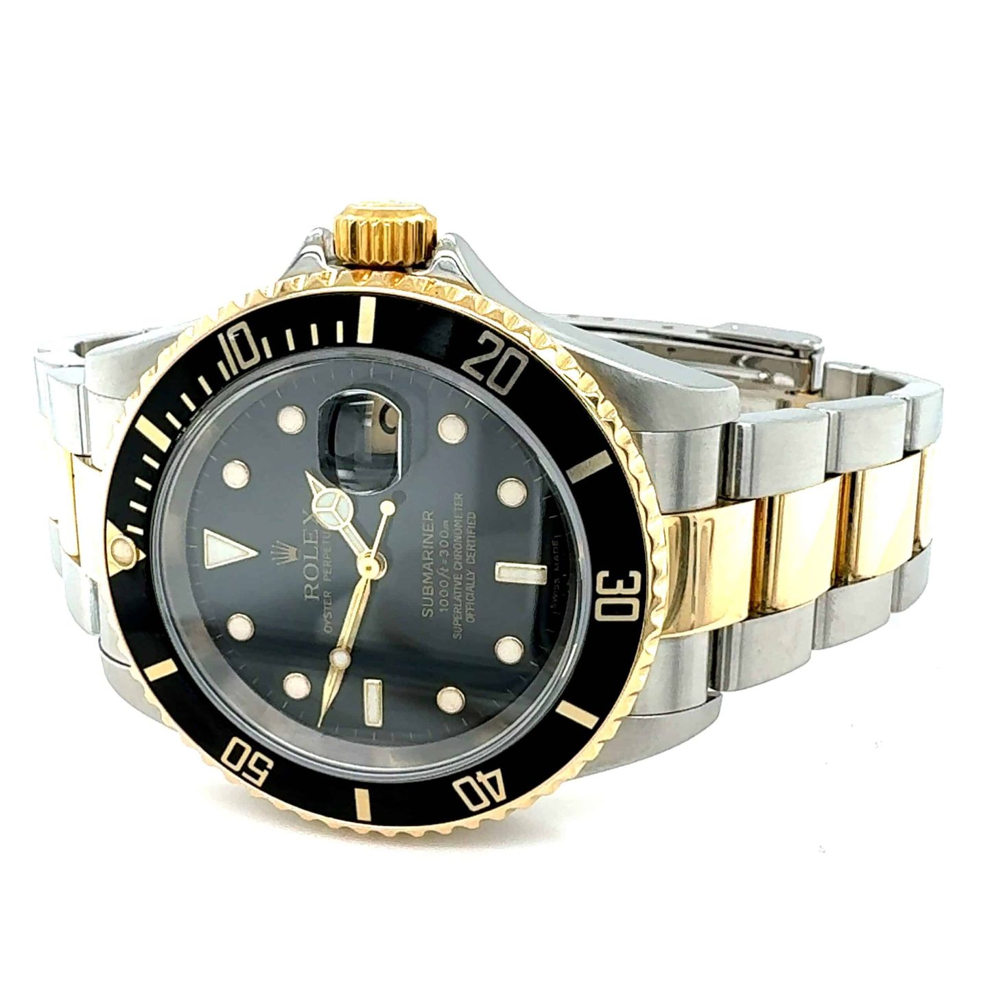 Rolex Submariner Date 16613 (2007) - 40 mm Gold/Steel case (4/8)