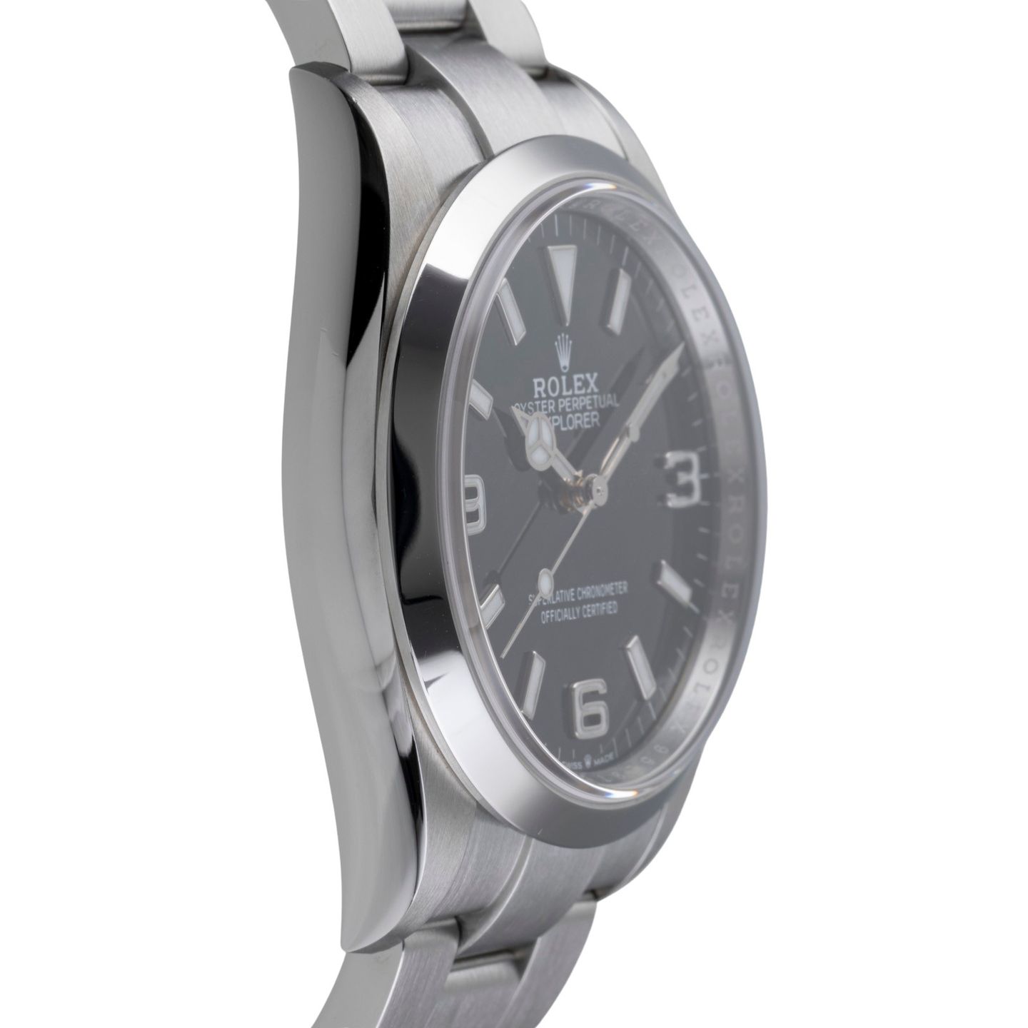 Rolex Explorer 124270 (Onbekend (willekeurig serienummer)) - Zwart wijzerplaat 36mm Staal (7/8)