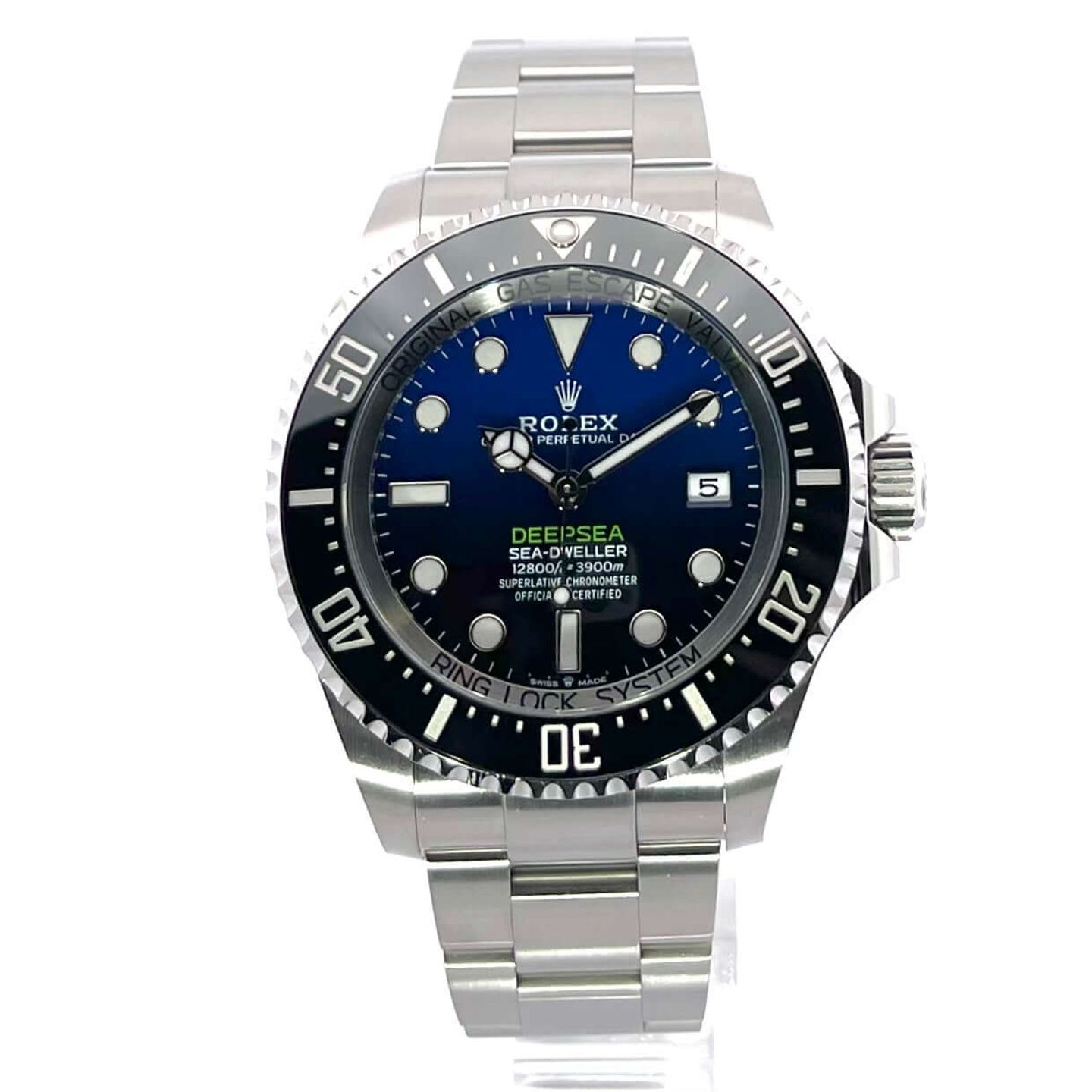 Rolex Sea-Dweller Deepsea 136660 (2024) - Blauw wijzerplaat 44mm Staal (2/8)