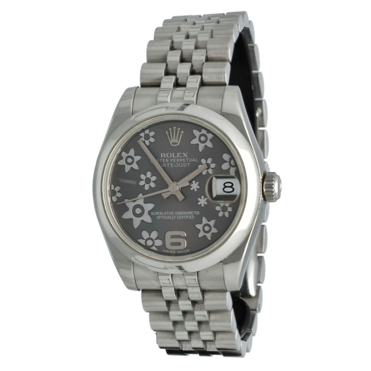 Rolex Datejust 31 178240 (2014) - Grey dial 31 mm Steel case (1/6)