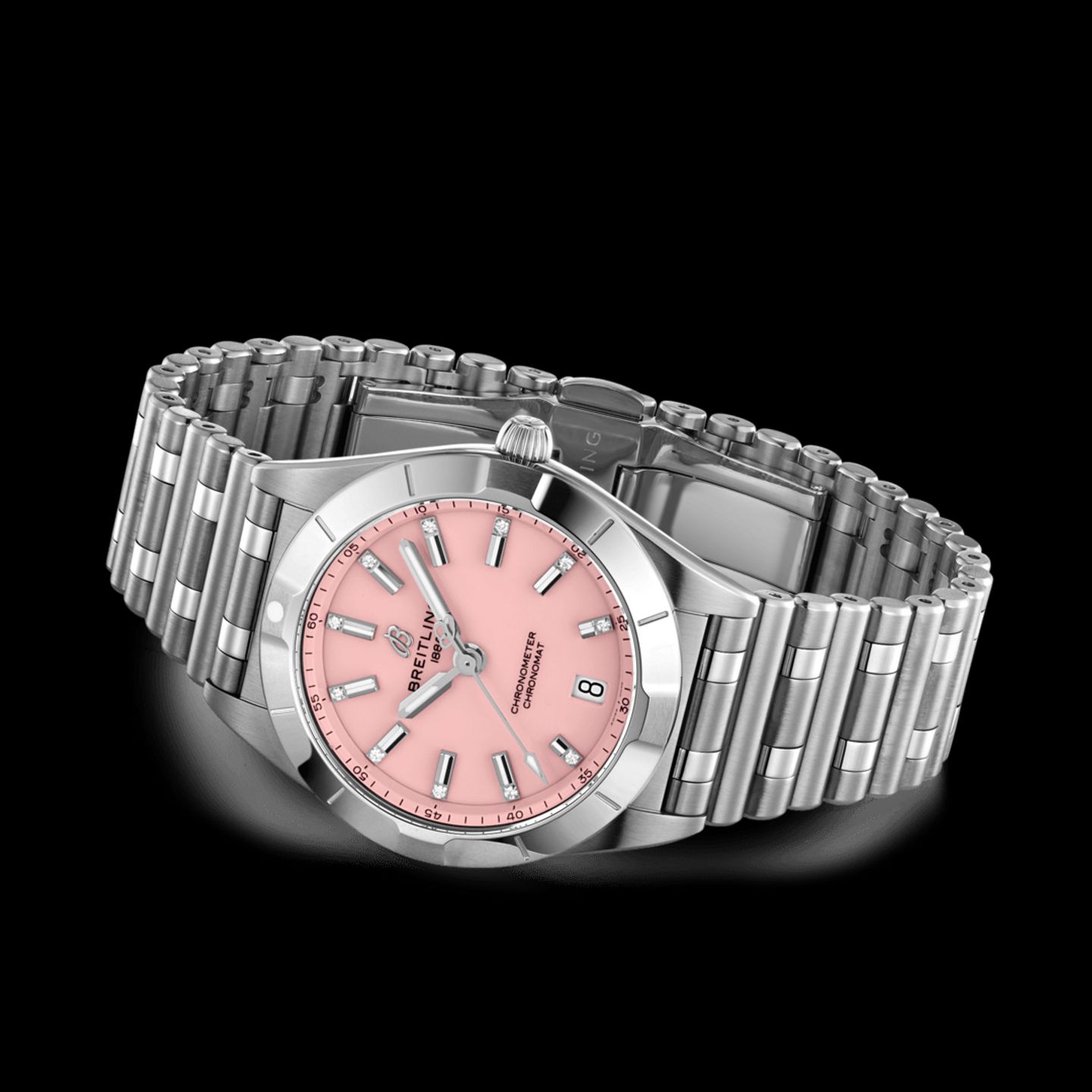 Breitling Chronomat A77310101K1A1 (2024) - Roze wijzerplaat 32mm Staal (3/5)