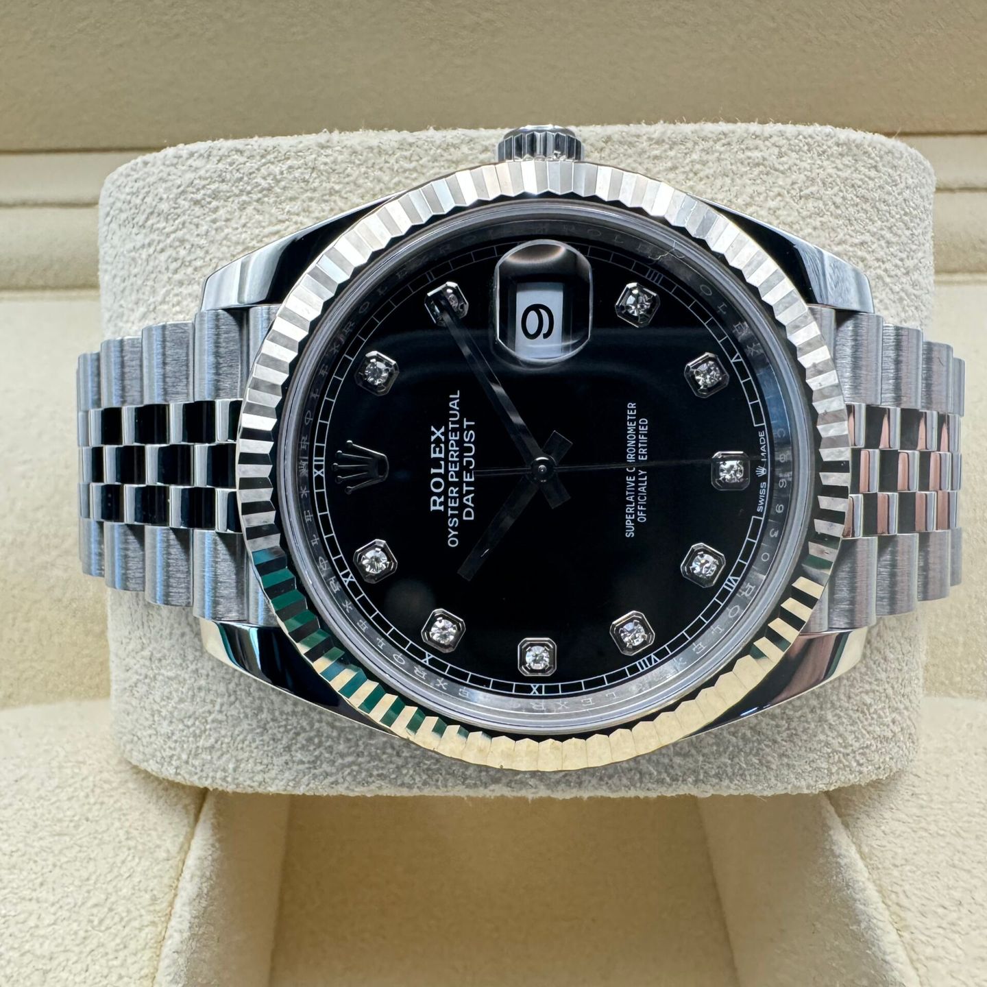 Rolex Datejust 41 126334 (2024) - Zwart wijzerplaat 41mm Staal (5/8)