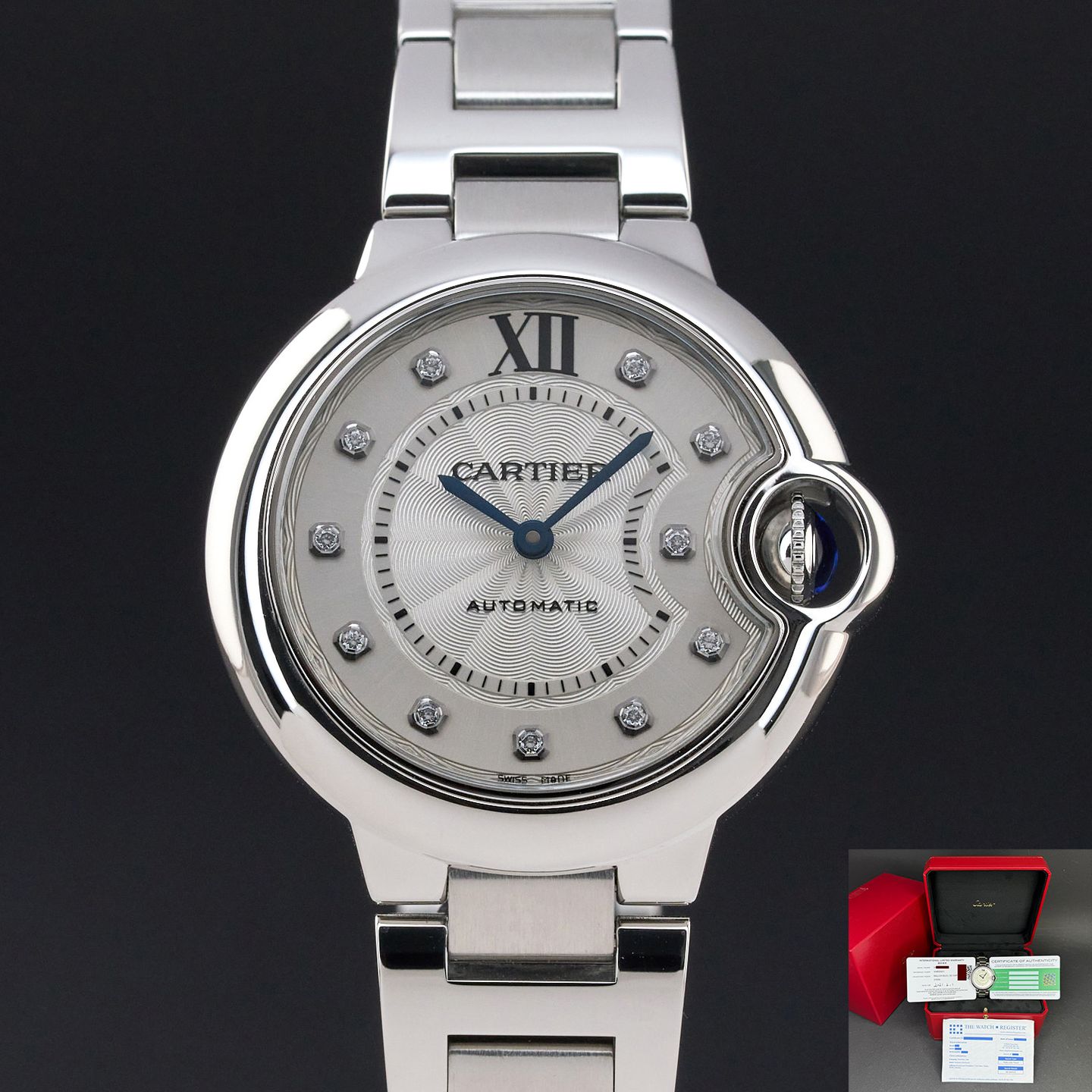 Cartier Ballon Bleu 33mm W4BB0021 - (1/8)