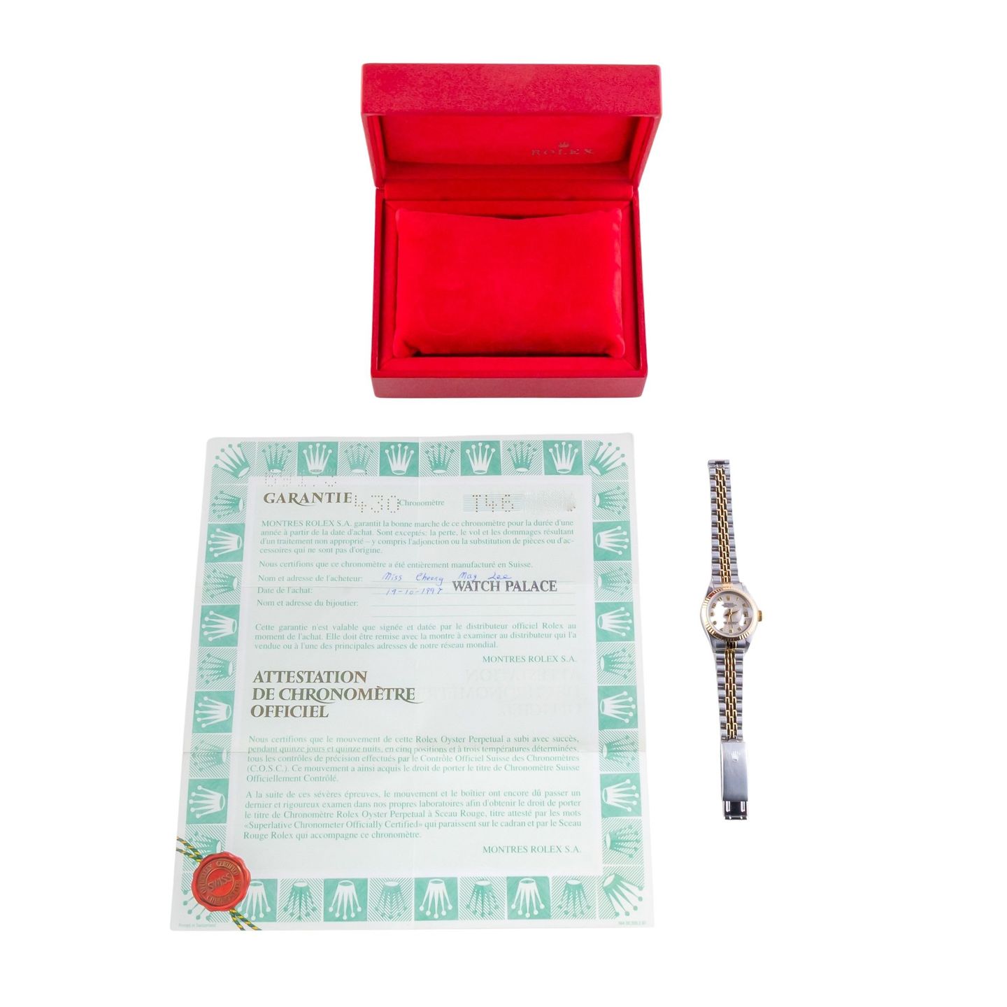 Rolex Datejust 31 78273 (1996) - 31mm Goud/Staal (8/8)