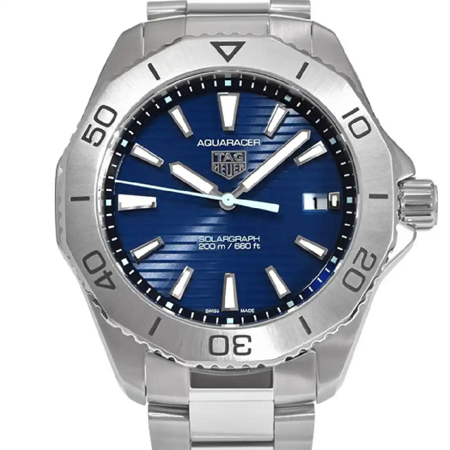 TAG Heuer Aquaracer WBP1113.BA0000 (2025) - Blauw wijzerplaat 40mm Staal (1/3)