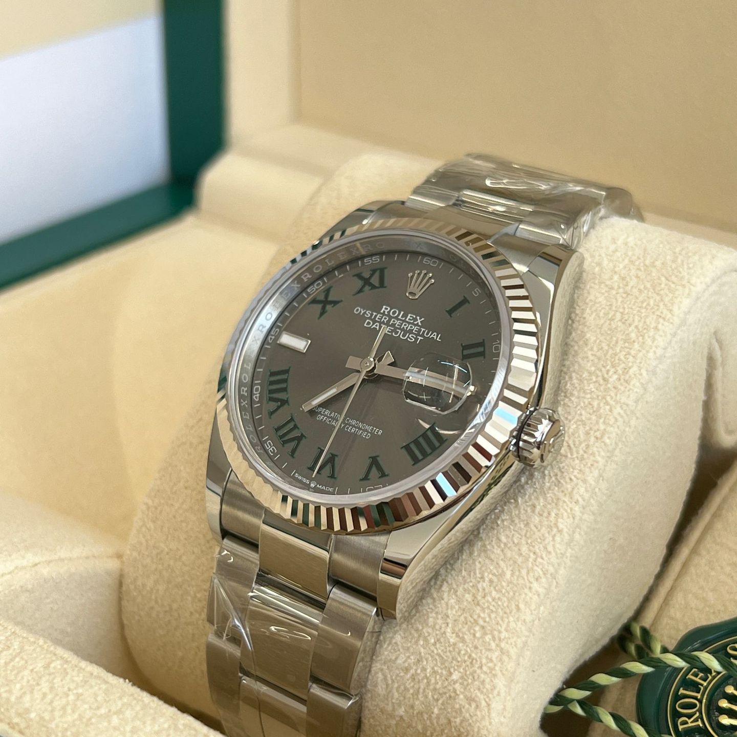 Rolex Datejust 36 126234-0046 (2025) - Grey dial 36 mm Steel case (2/5)