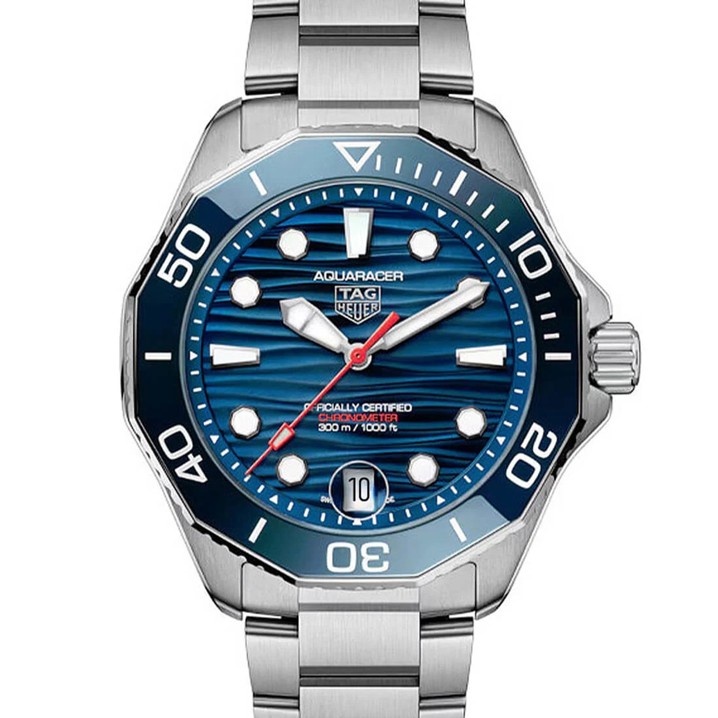 TAG Heuer Aquaracer WBP5111.BA0013 (2024) - Blauw wijzerplaat 42mm Staal (2/3)