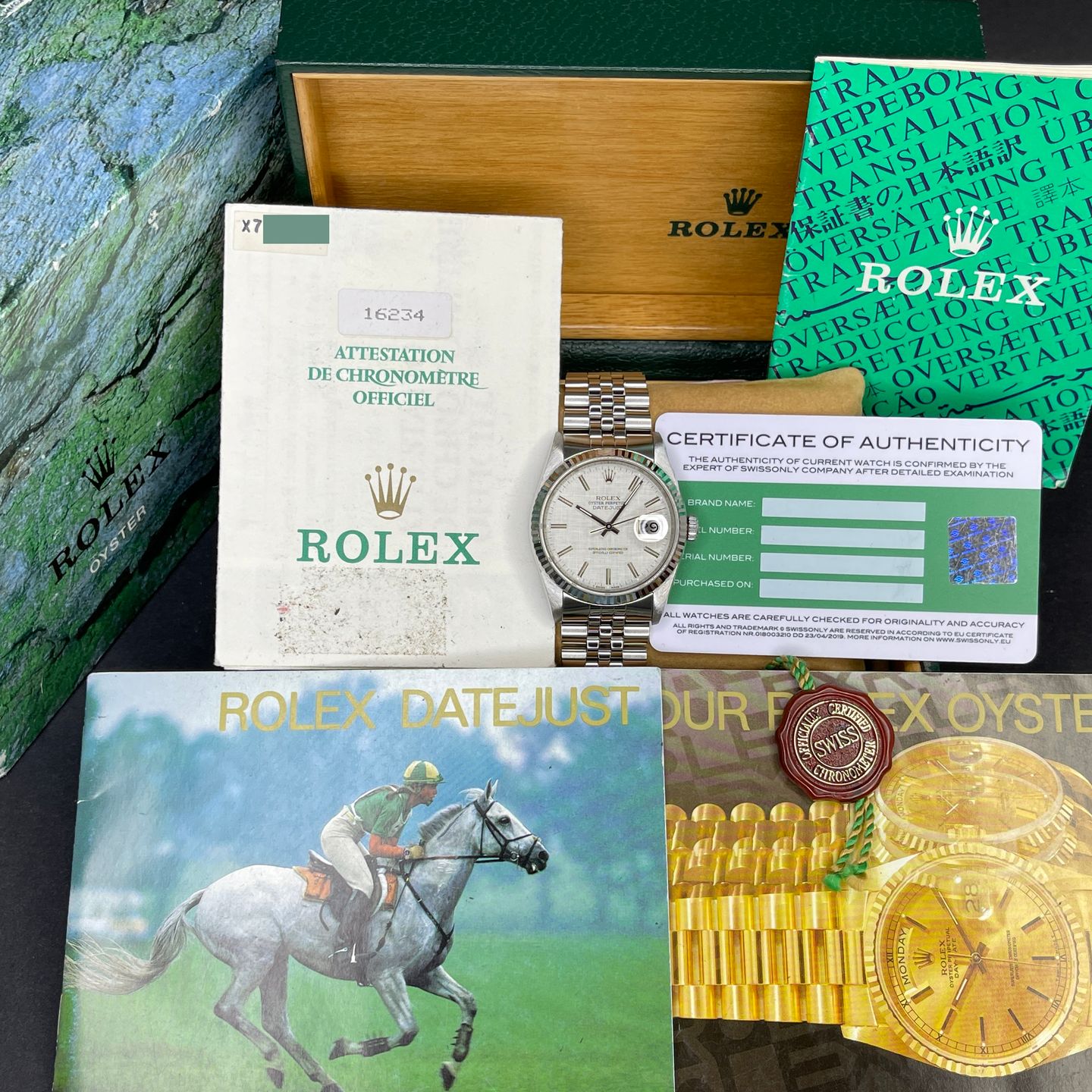 Rolex Datejust 36 16234 (1991) - 36mm Staal (2/8)