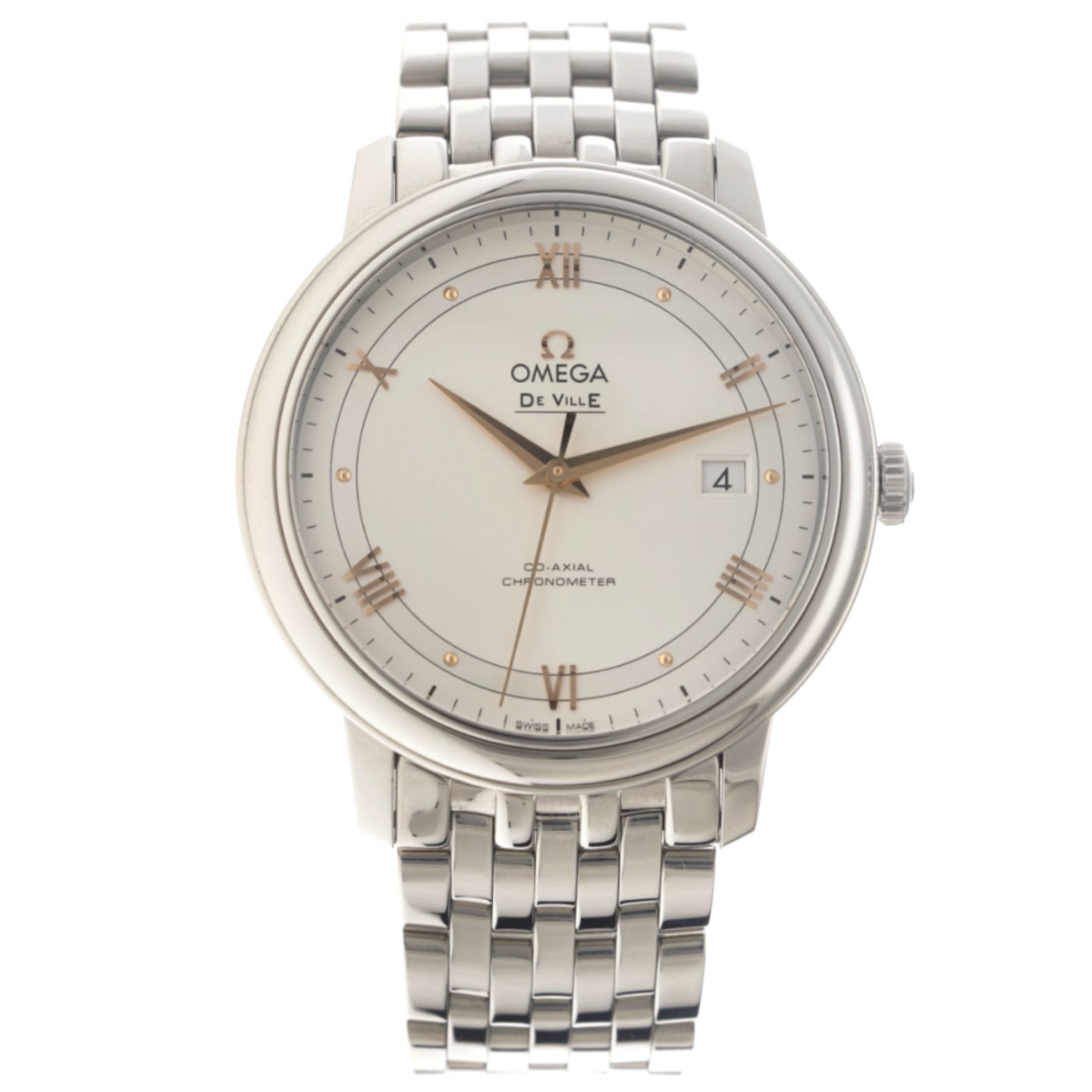 Omega De Ville Prestige 424.10.40.20.02.002 (2020) - Zilver wijzerplaat 40mm Staal (1/5)