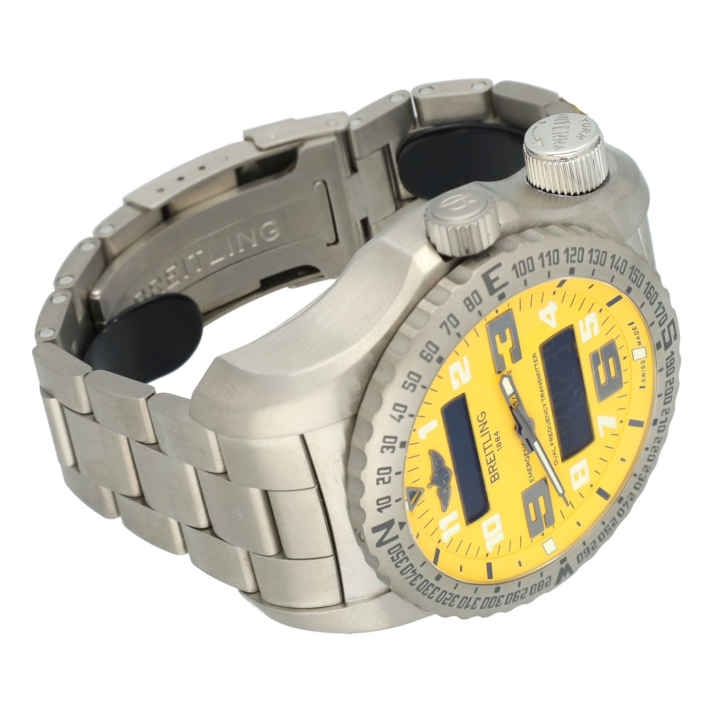 Breitling Emergency E76325 (2014) - Geel wijzerplaat 51_MM Titanium (10/14)