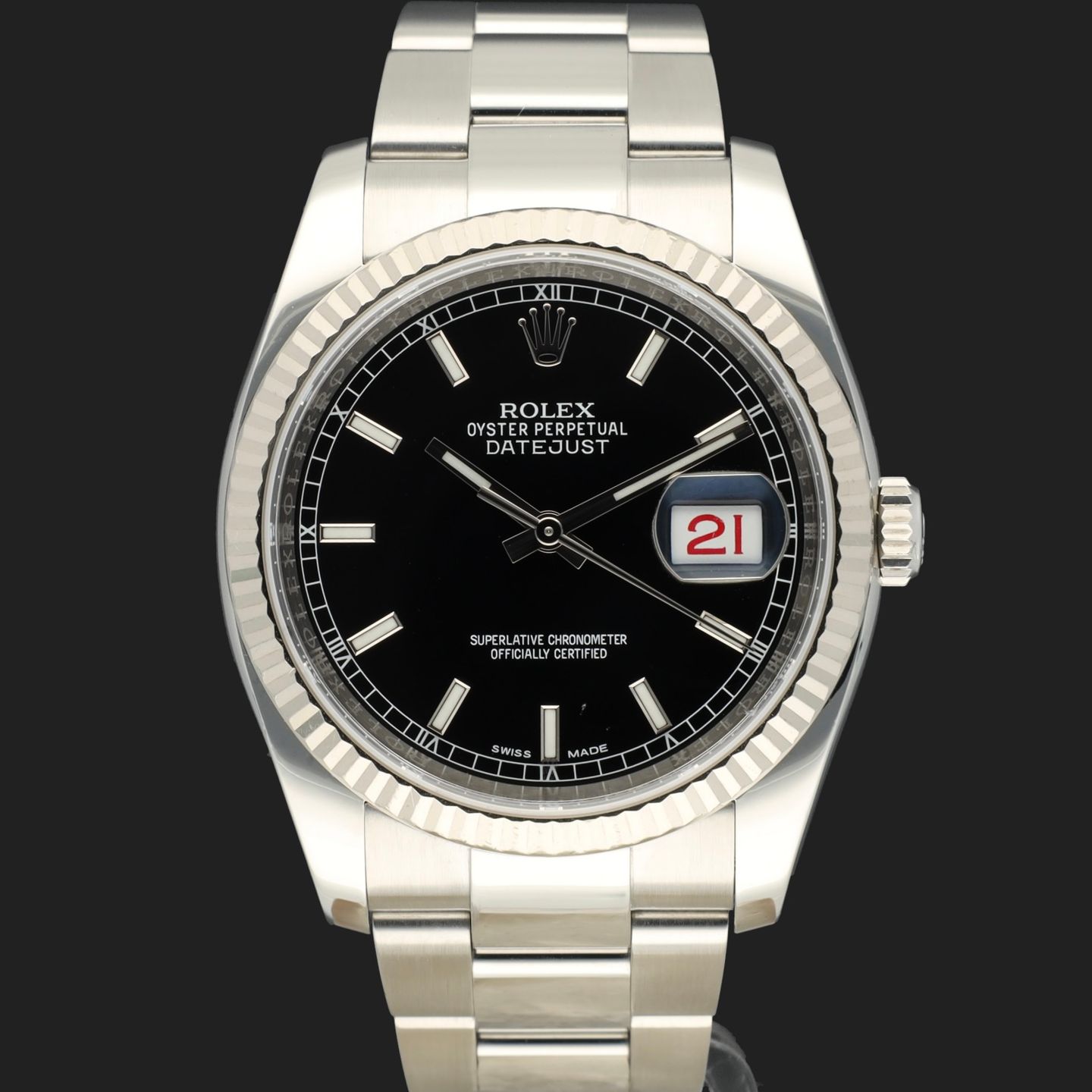 Rolex Datejust 36 116234 (2018) - 36 mm Steel case (3/8)