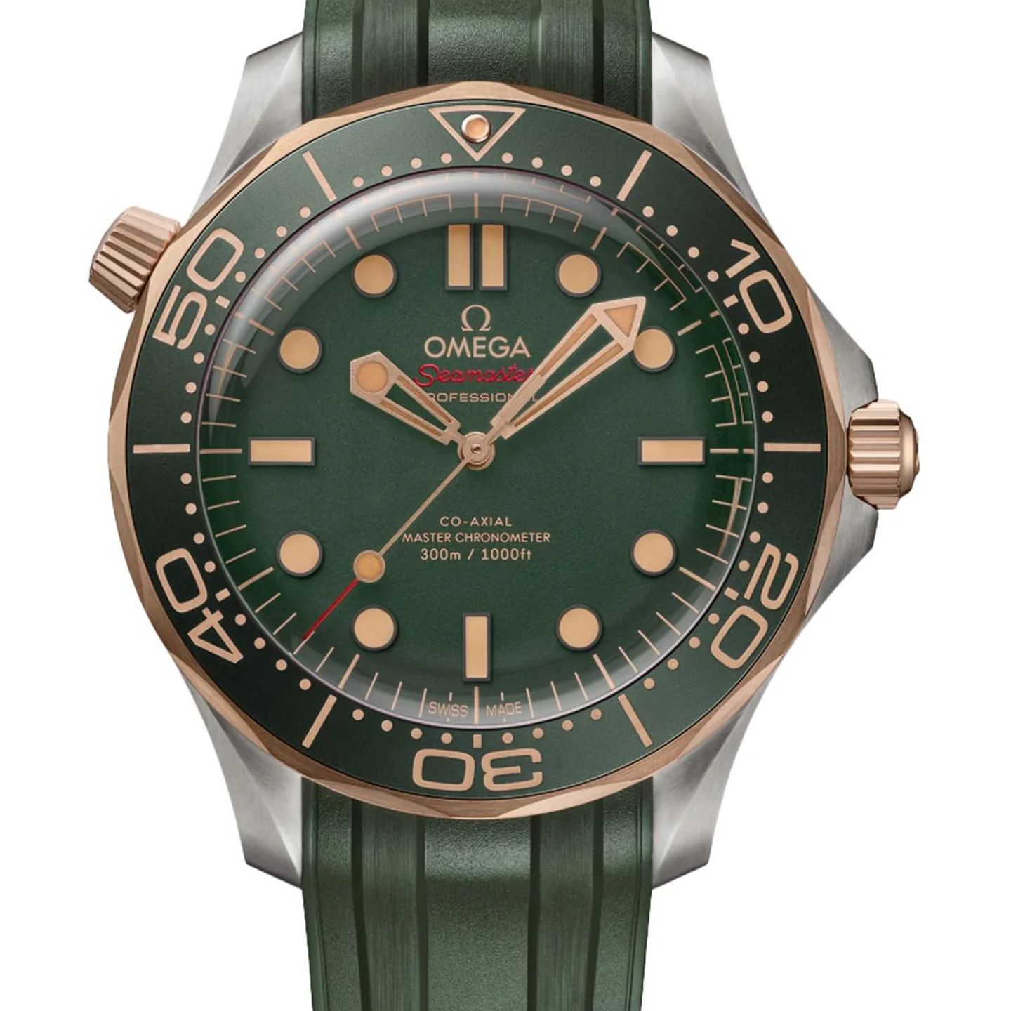Omega Seamaster Diver 300 M 210.92.42.20.10.001 (2026) - Groen wijzerplaat 42mm Titanium (1/1)