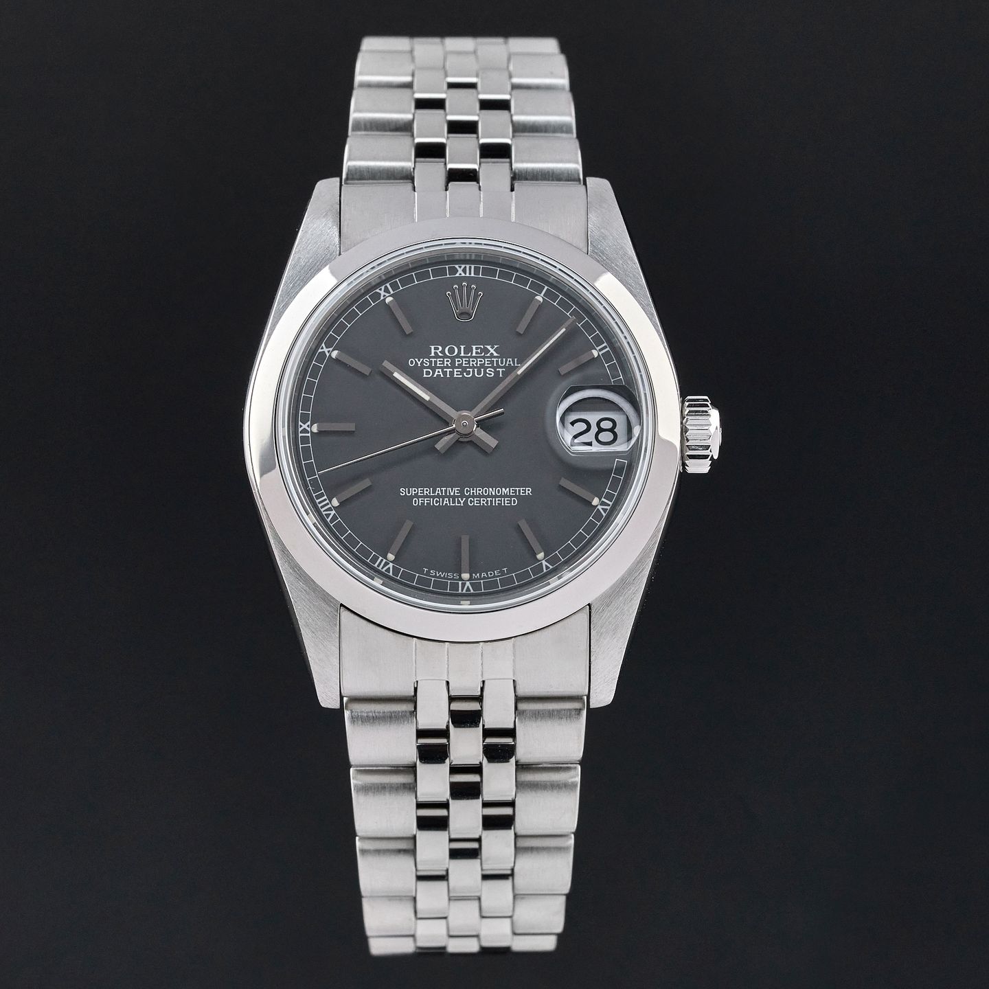 Rolex Datejust 31 68240 (1999) - Grijs wijzerplaat 31mm Staal (3/8)