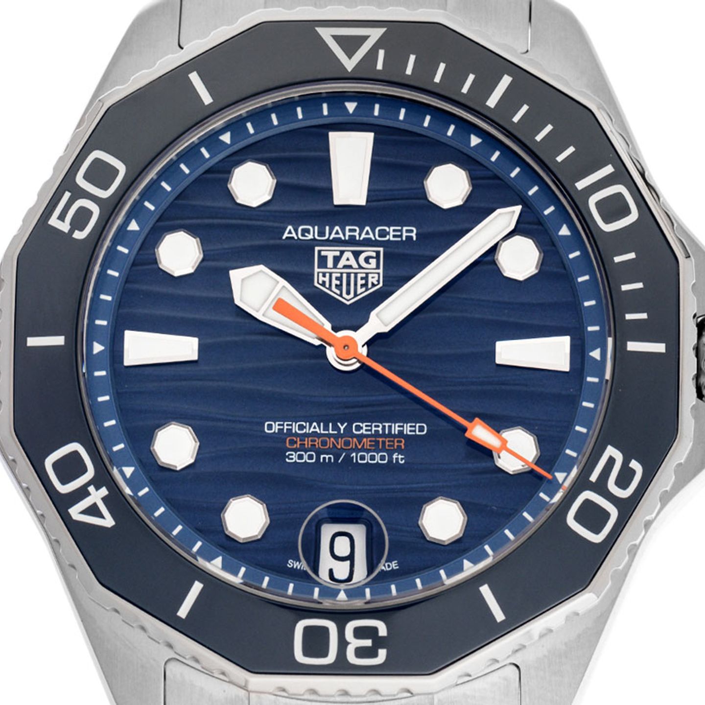 TAG Heuer Aquaracer 300M WBP5111.BA0013 (2025) - Blauw wijzerplaat 42mm Staal (1/7)