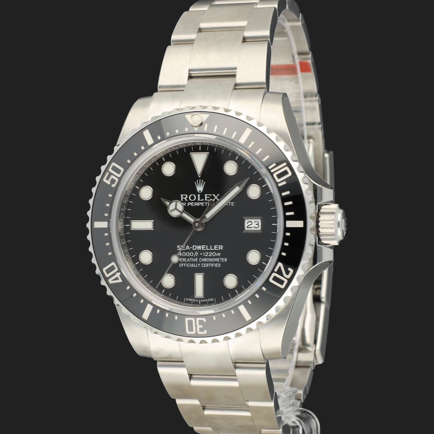 Rolex Sea-Dweller 4000 116600 (2017) - Zwart wijzerplaat 40mm Staal (1/8)