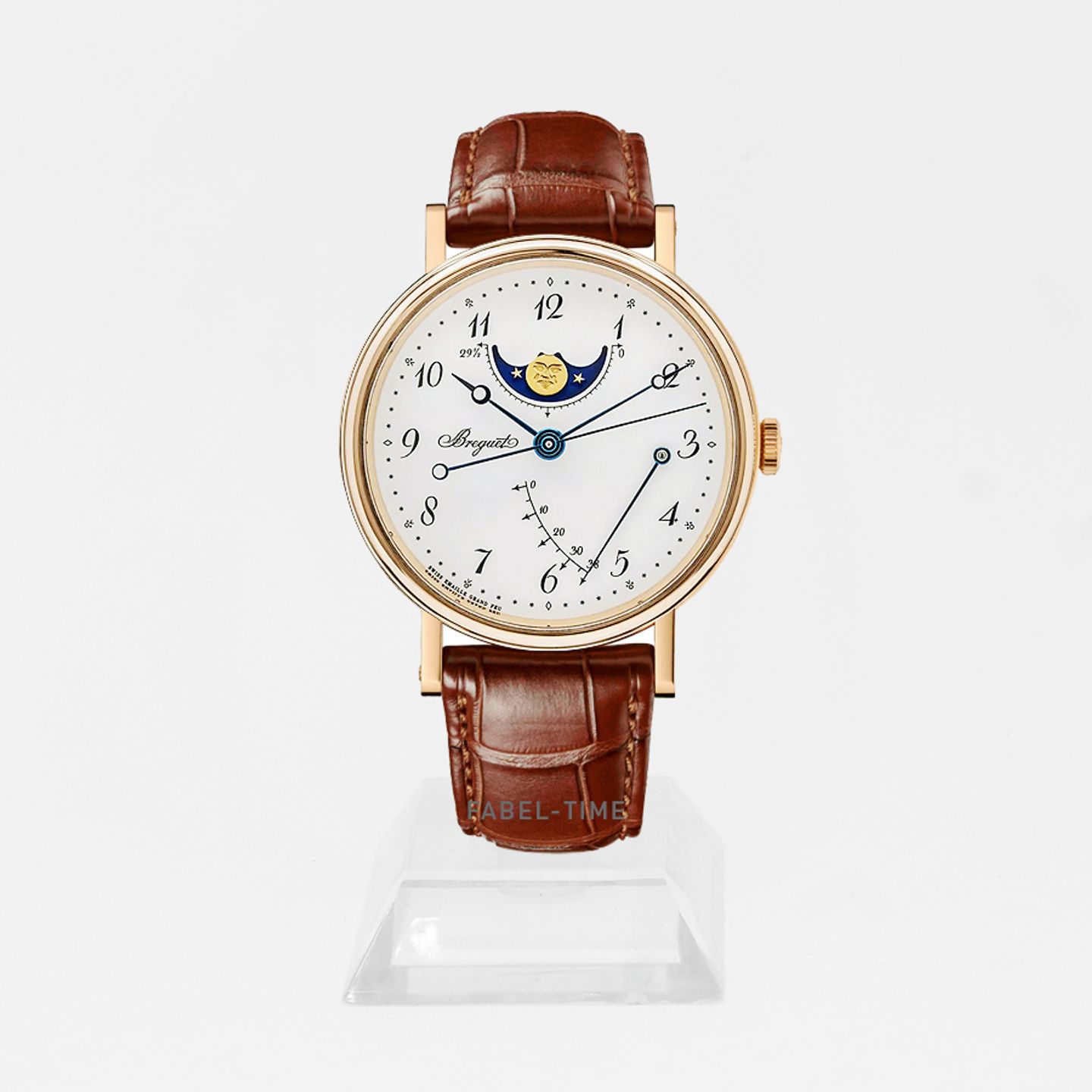 Breguet Classique 8787BR/29/986 (2024) - Wit wijzerplaat 36mm Roségoud (1/1)