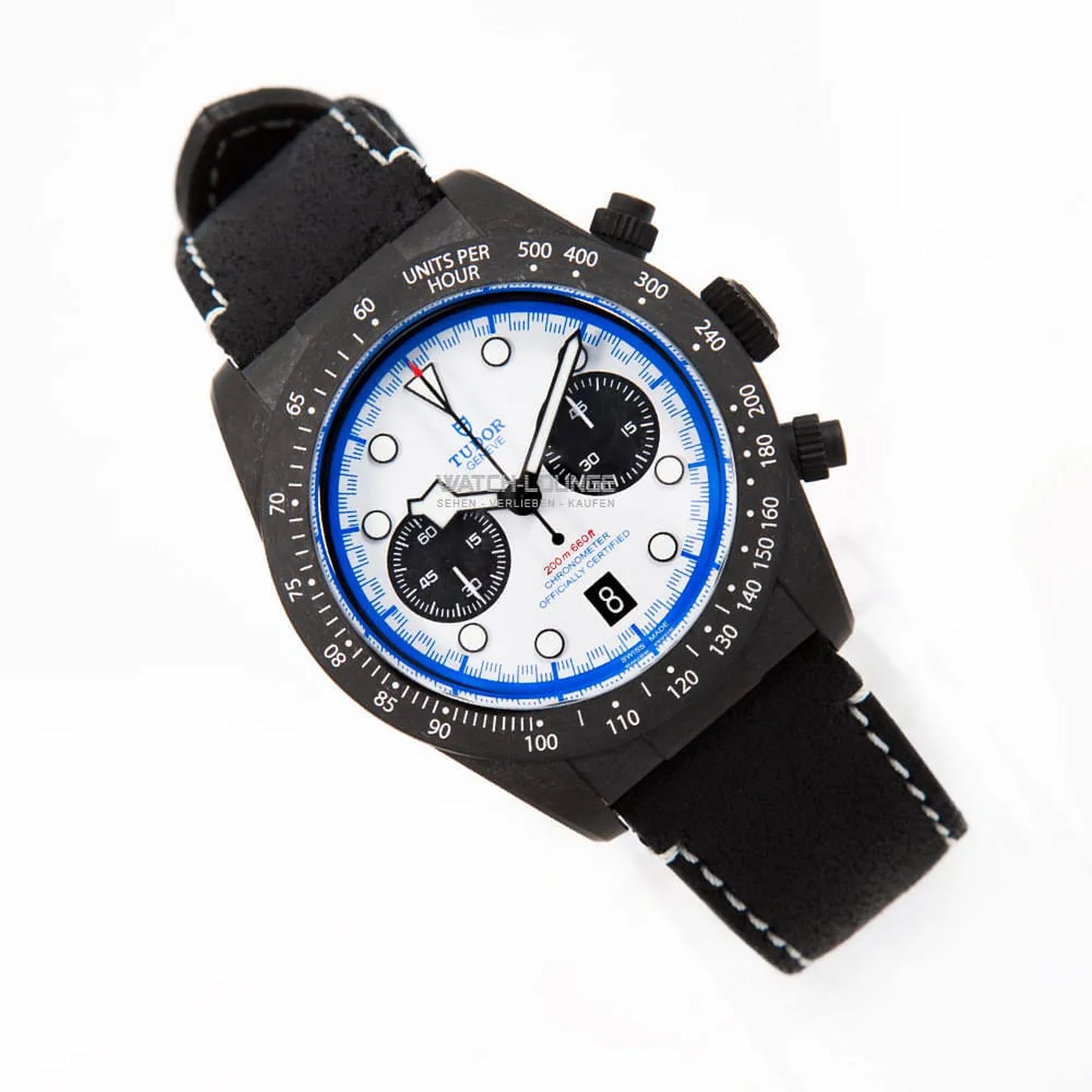 Tudor Black Bay Chrono 79377KN (2025) - White dial 42 mm Carbon case (2/8)