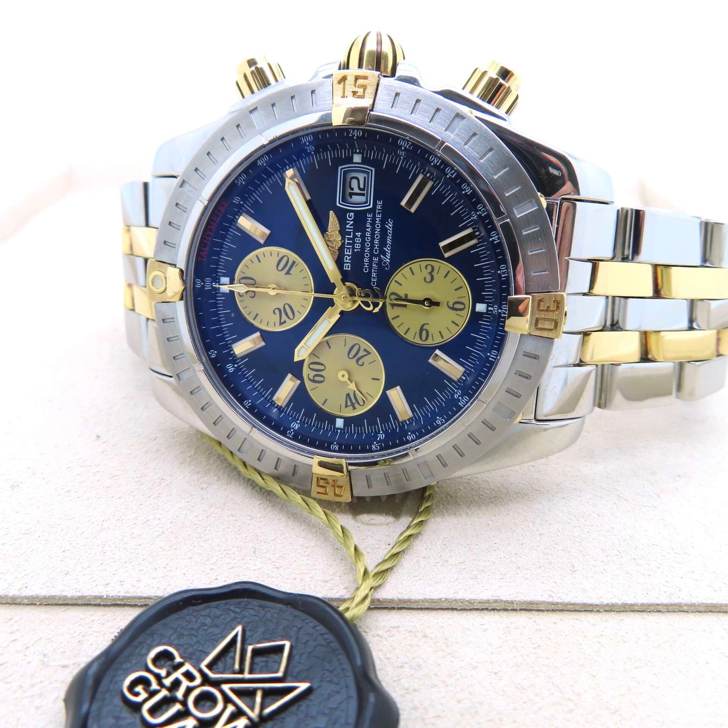 Breitling Chronomat Evolution B13356 (2004) - Blauw wijzerplaat 44mm Staal (7/7)