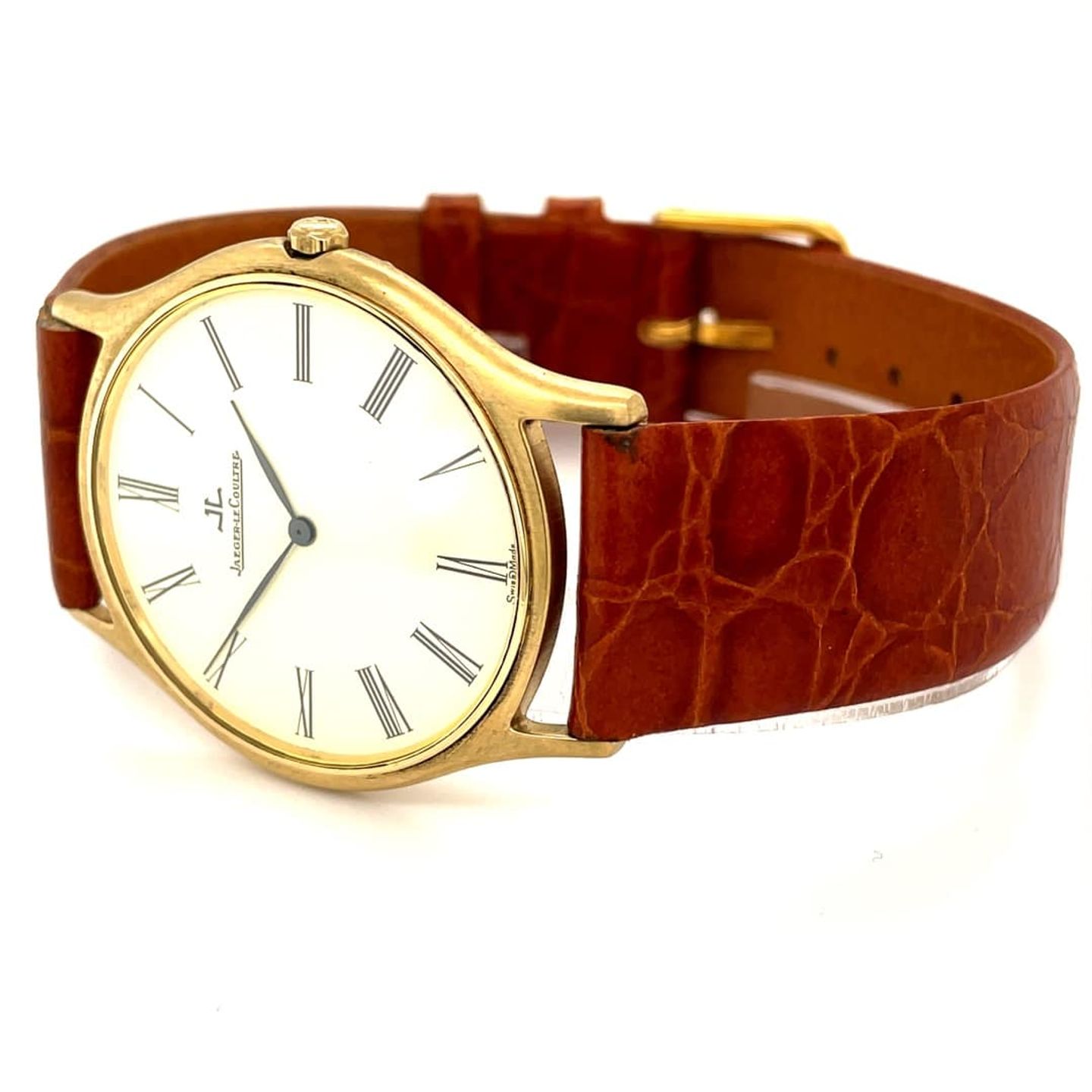 Jaeger-LeCoultre Unknown 140.112.1 (Unknown (random serial)) - White dial 33 mm Yellow Gold case (6/8)