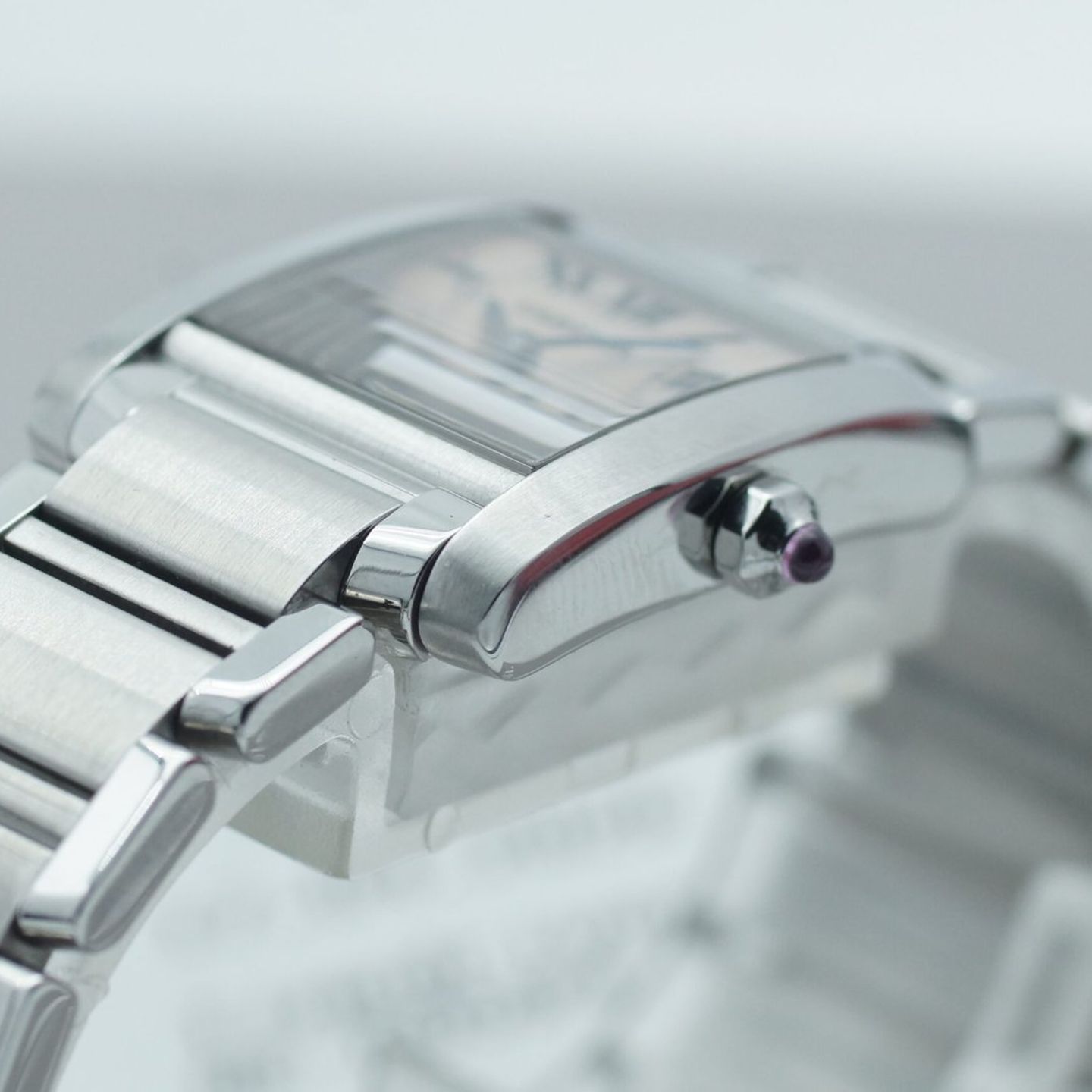 Cartier Tank Française 2385 (2007) - 20 mm Yellow Gold case (6/8)