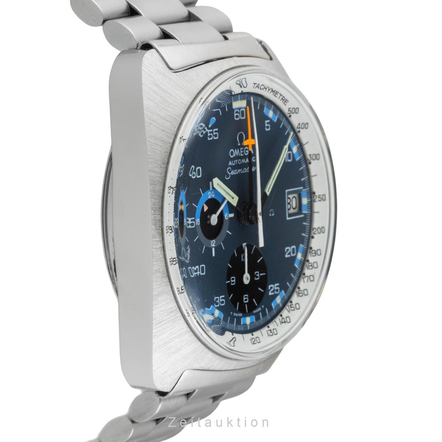 Omega Seamaster ST 176.007 (1971) - Blauw wijzerplaat 38mm Staal (6/8)