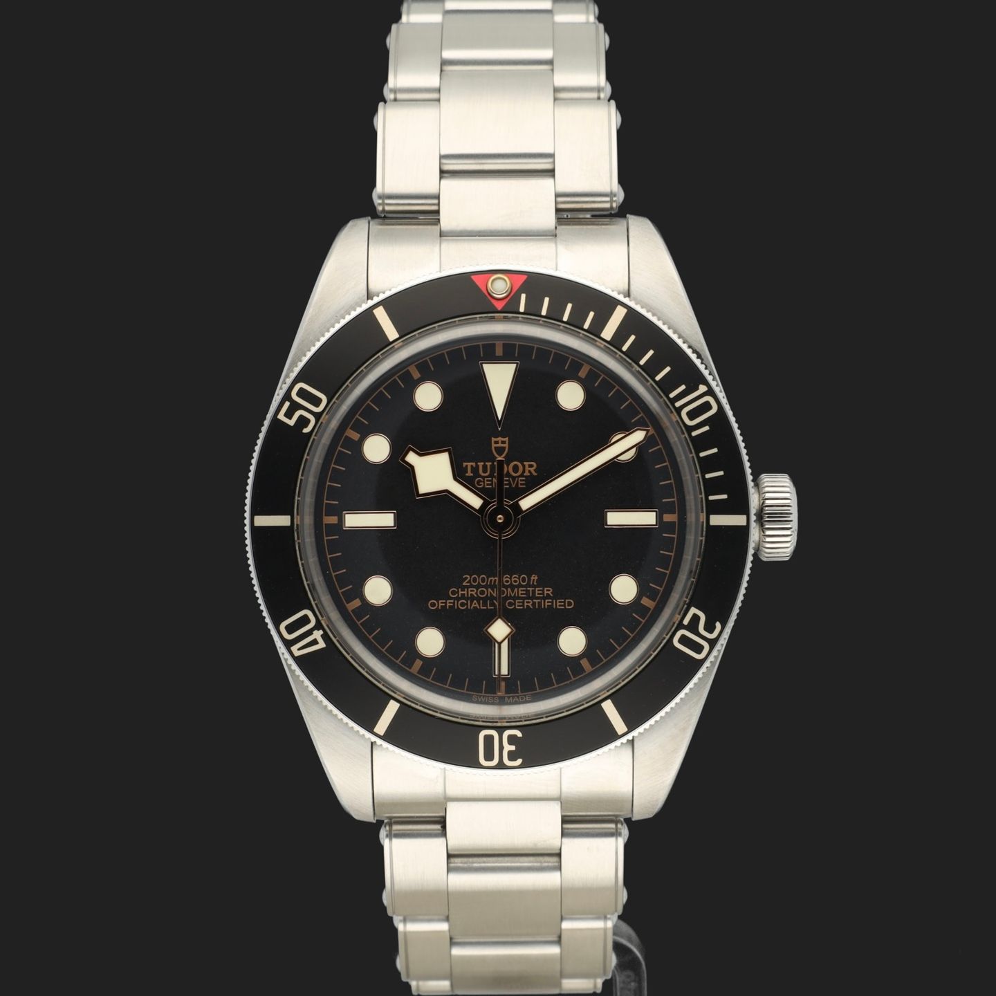 Tudor Black Bay Fifty-Eight 79030N (2020) - Zwart wijzerplaat 39mm Staal (3/8)