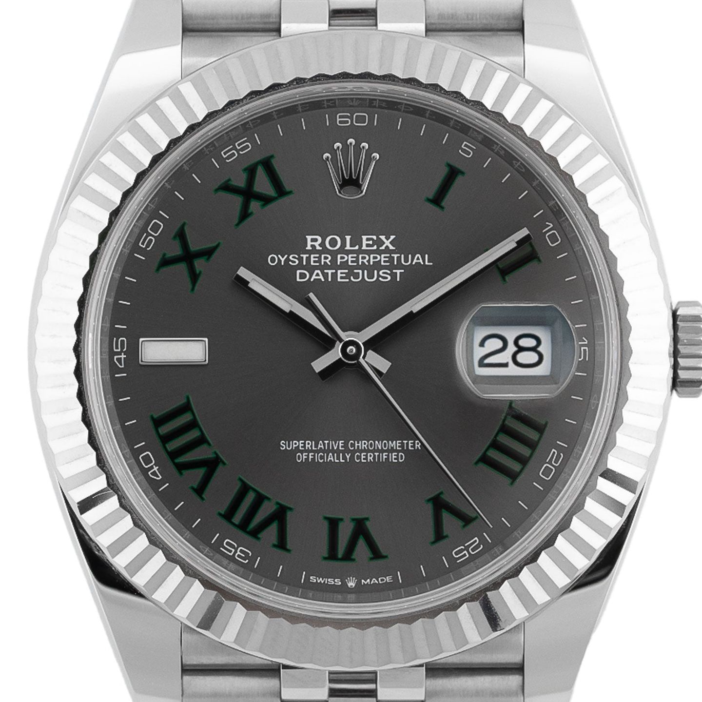 Rolex Datejust 41 126334 (2018) - Grey dial 41 mm Steel case (2/6)