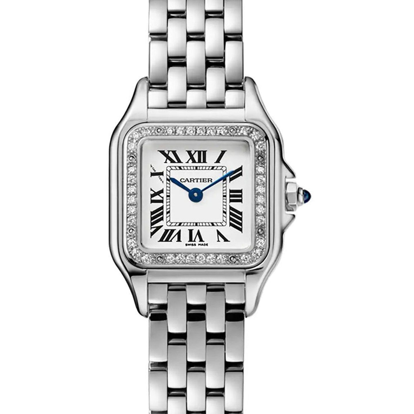 Cartier Panthère W4PN0007 (2026) - Wit wijzerplaat 30mm Staal (1/1)