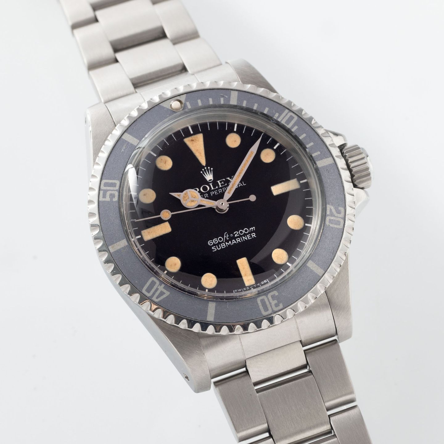 Rolex Submariner No Date 5513 (1978) - Zwart wijzerplaat 40mm Staal (1/7)