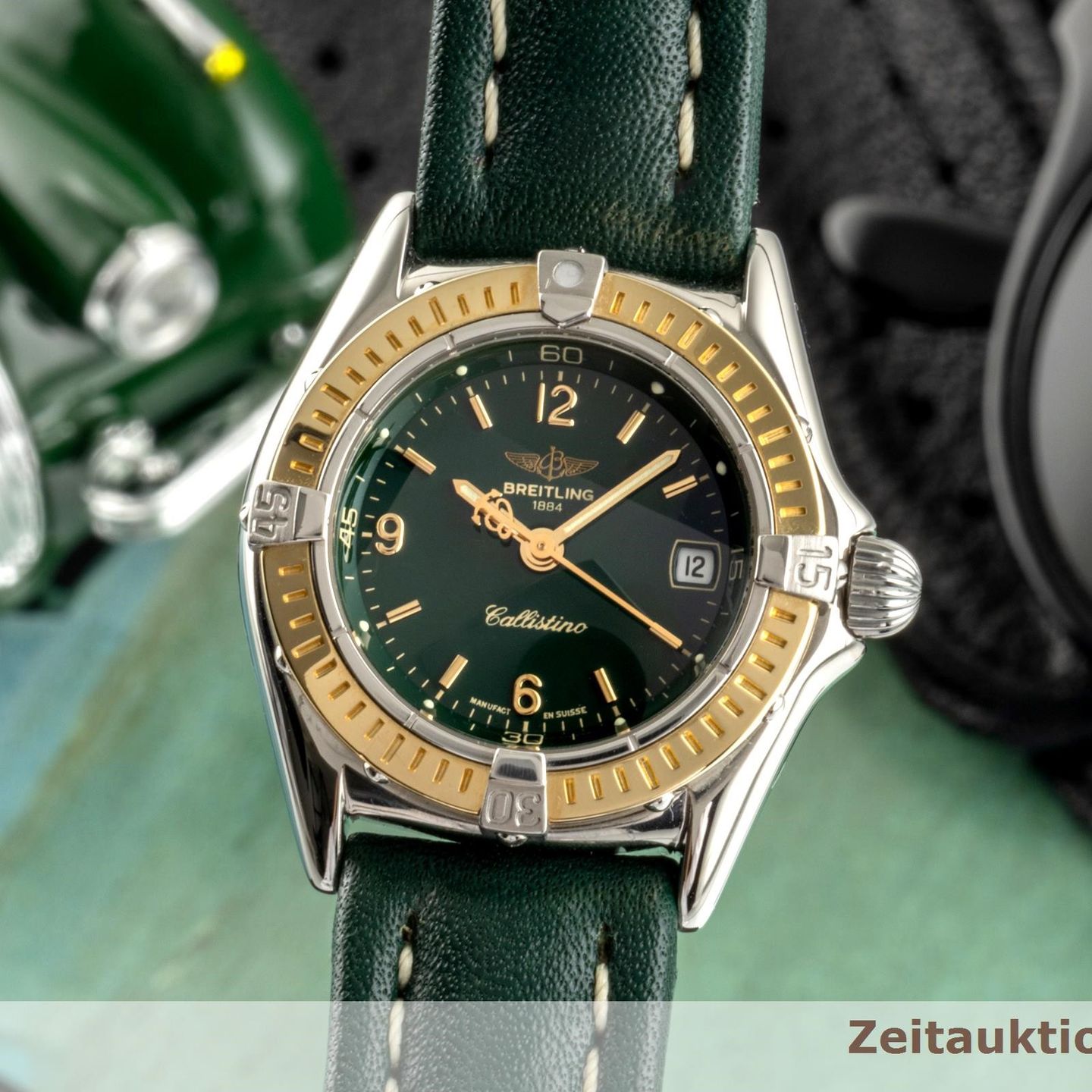 Breitling Callistino D52045.1 (1995) - 28mm Staal (3/8)
