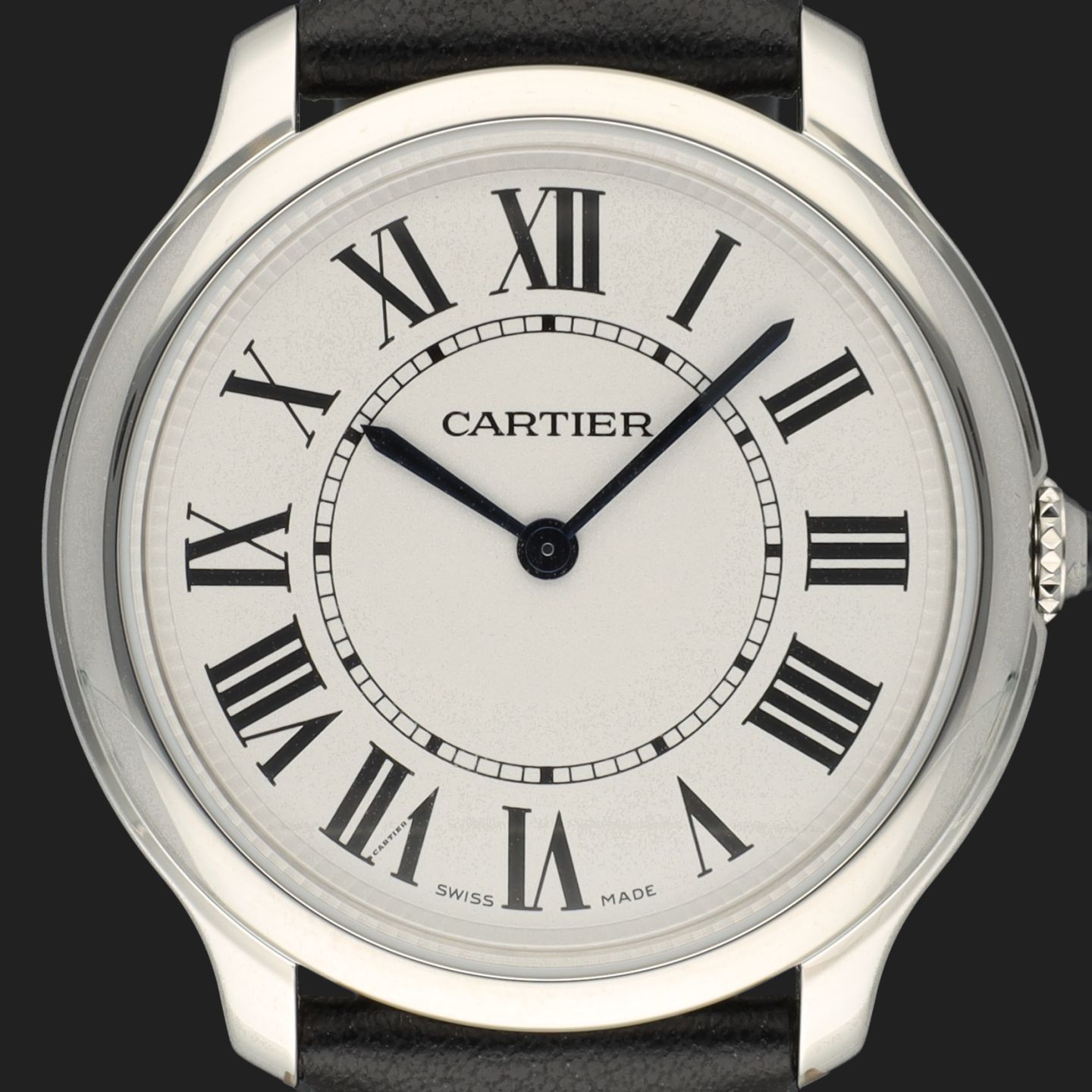 Cartier Ronde Croisière de Cartier WSRN0031 (2022) - Wit wijzerplaat 36mm Staal (2/8)